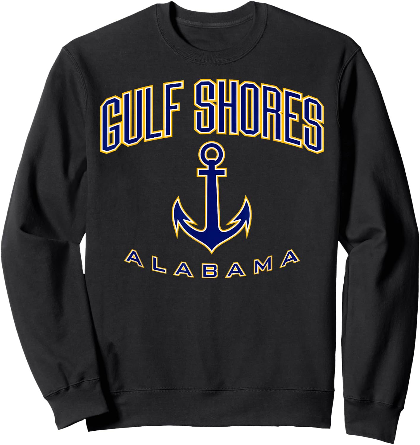 Gulf Shores, Alabama, United States of America Sweatshirt - Sweatshirt | Black