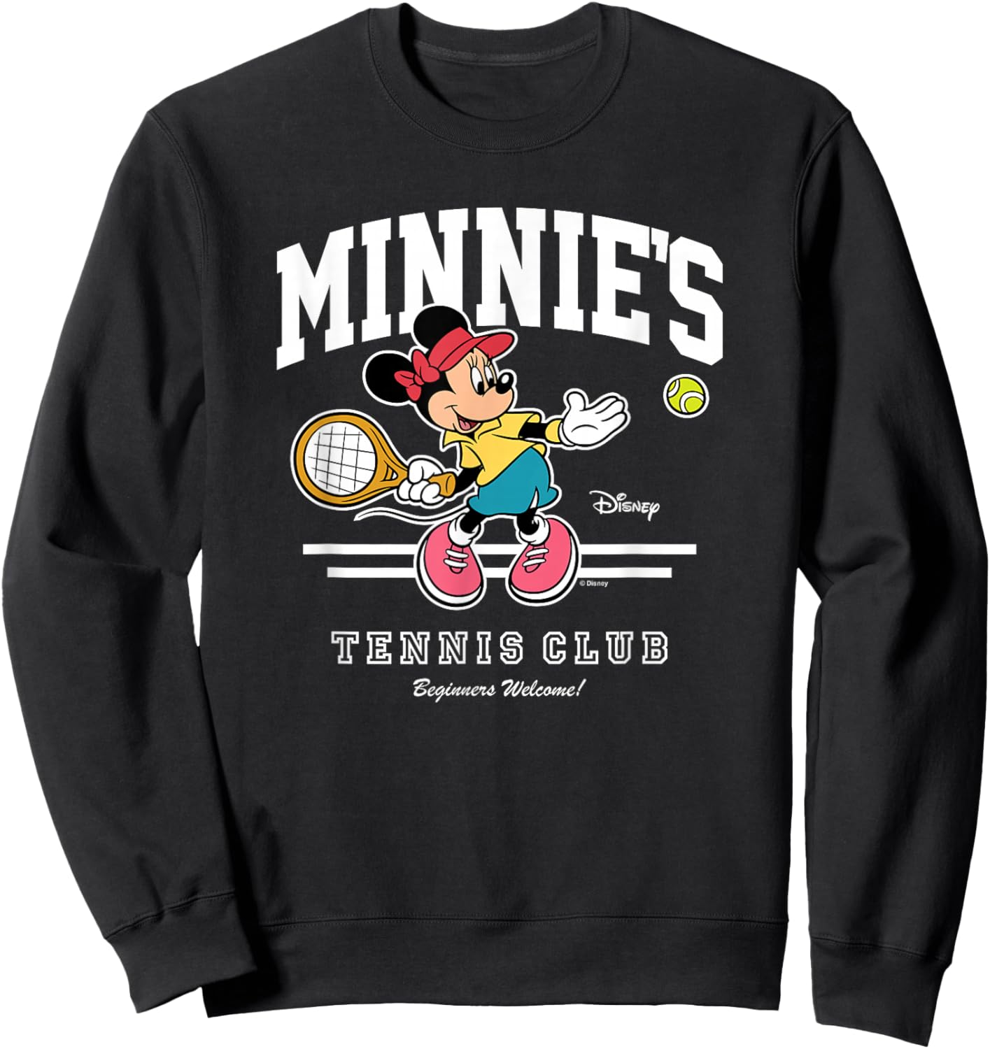 Disney - Minnie's Tennis Club Sweatshirt - Sweatshirt | Black