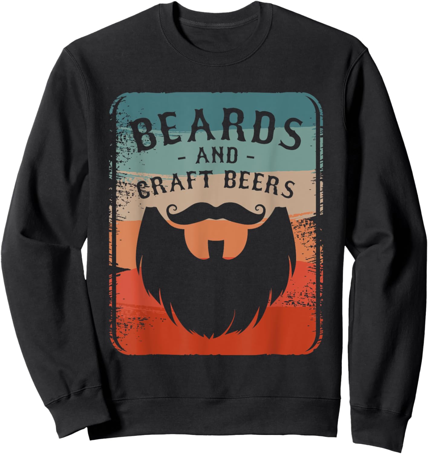 Beards And Craft Beers Homebrewing Brewing Beer Brewer Sweatshirt - Sweatshirt | Black
