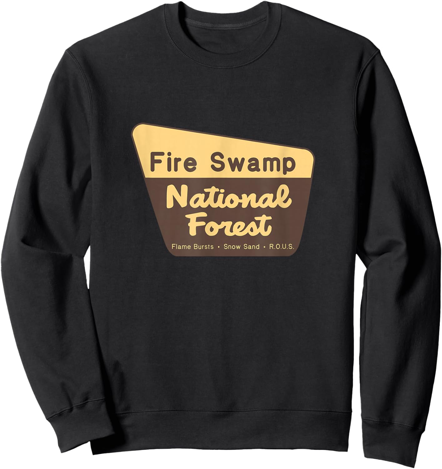 Fire Swamp National Forest [fictional] Sweatshirt - Sweatshirt | Black