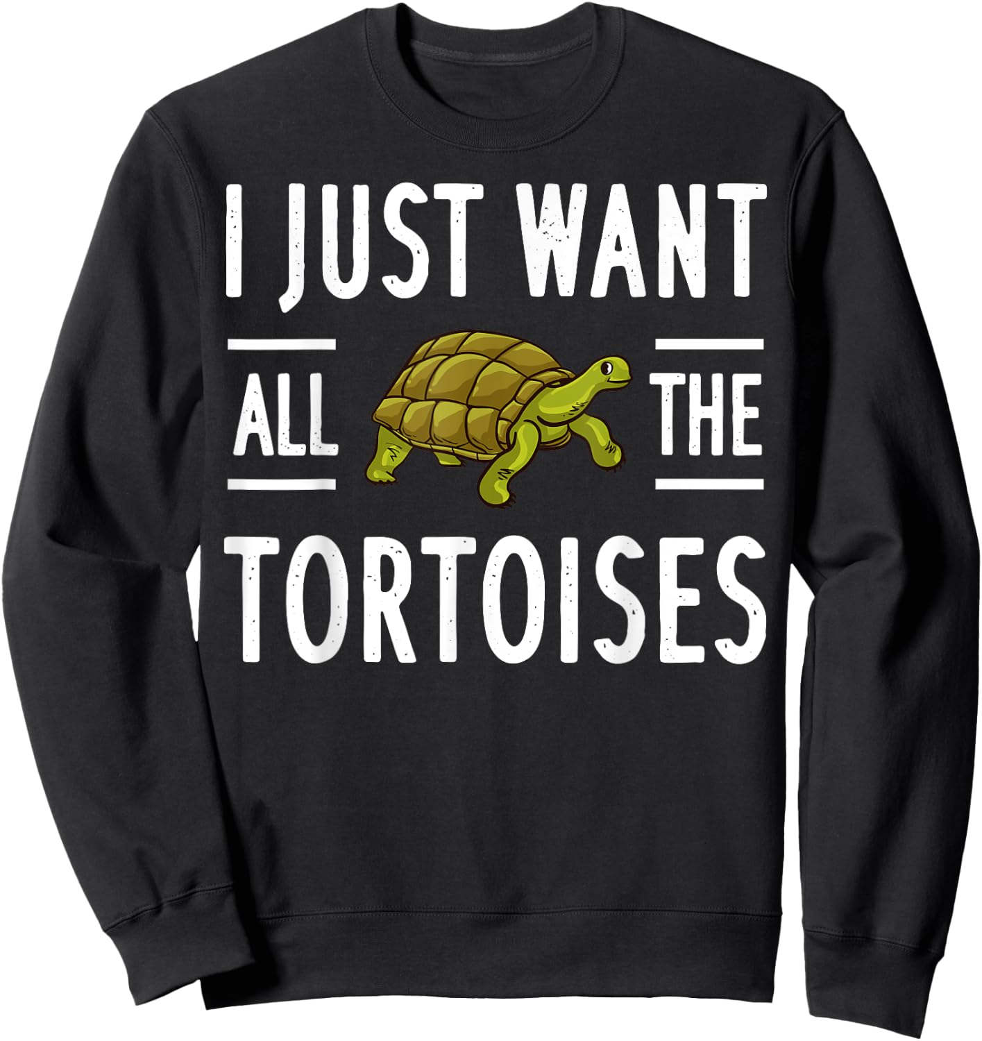 Russian Tortoise Gift African Sulcata Habitat Sweatshirt - Sweatshirt | Black