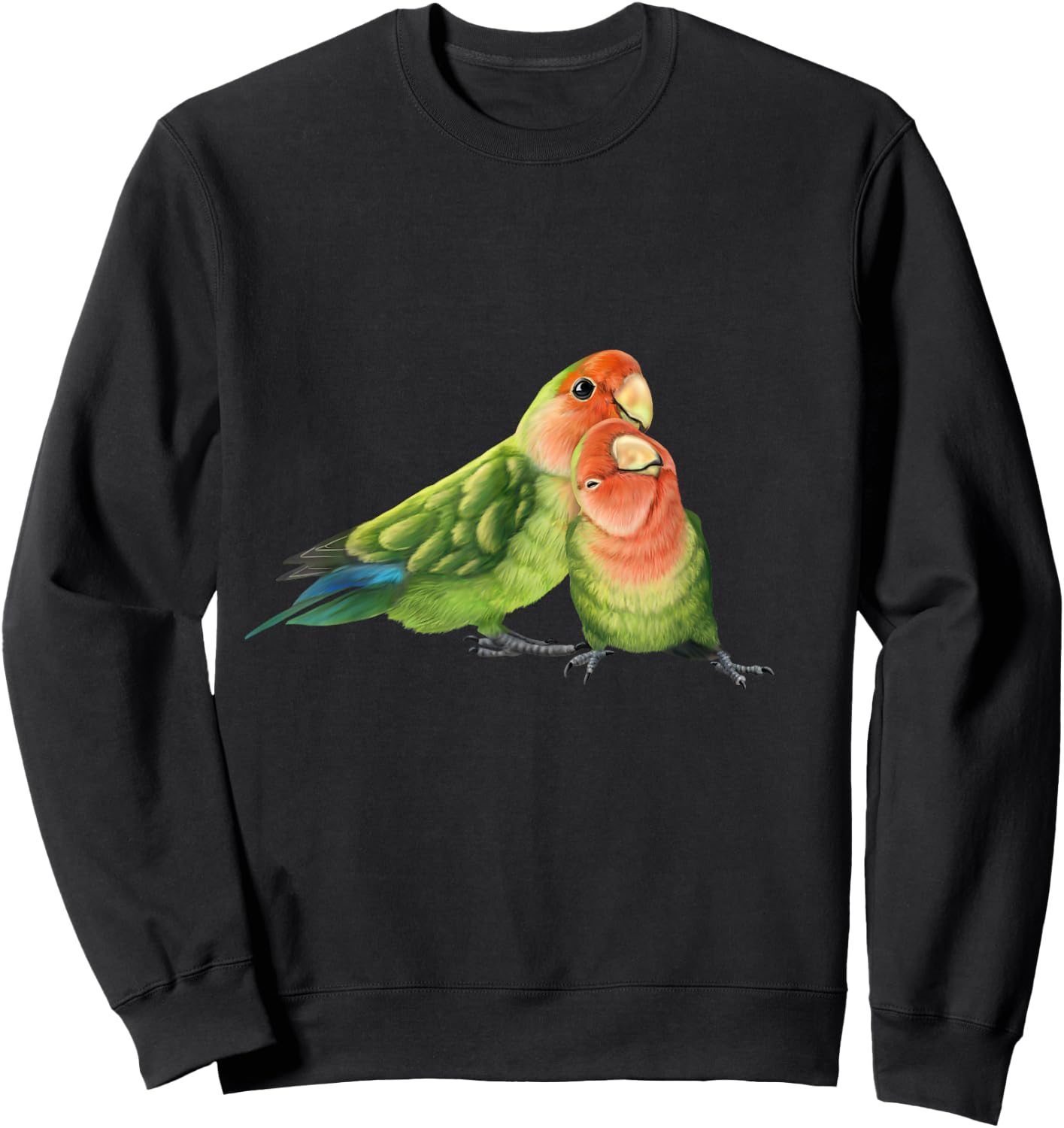 Love bird couple Sweatshirt - Sweatshirt | Black