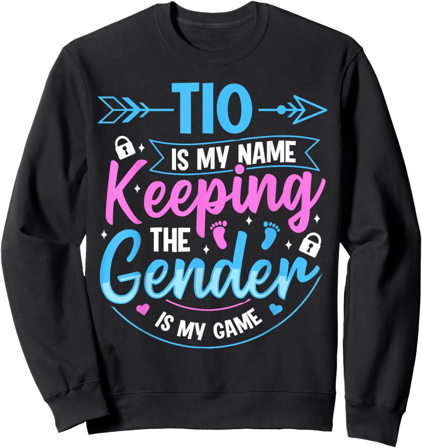 Keeper of the Gender Quote for a Keeper of the Gender Uncle Sweatshirt - Sweatshirt | Black