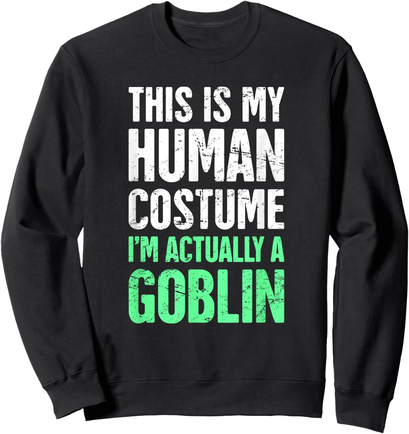 Goblin Fantasy Creature Medieval Goblin Creature / Fantasy World Hobgoblin Goblin Sweatshirt - Sweatshirt | Black