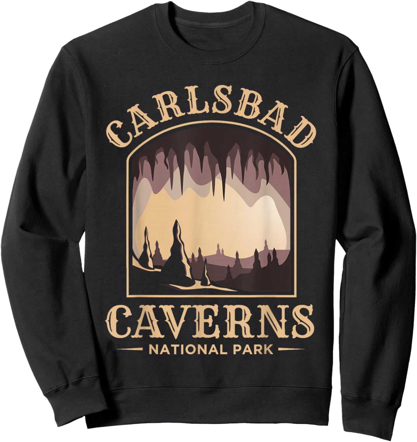Carlsbad Caverns National Park US New Mexico Sweatshirt - Sweatshirt | Black