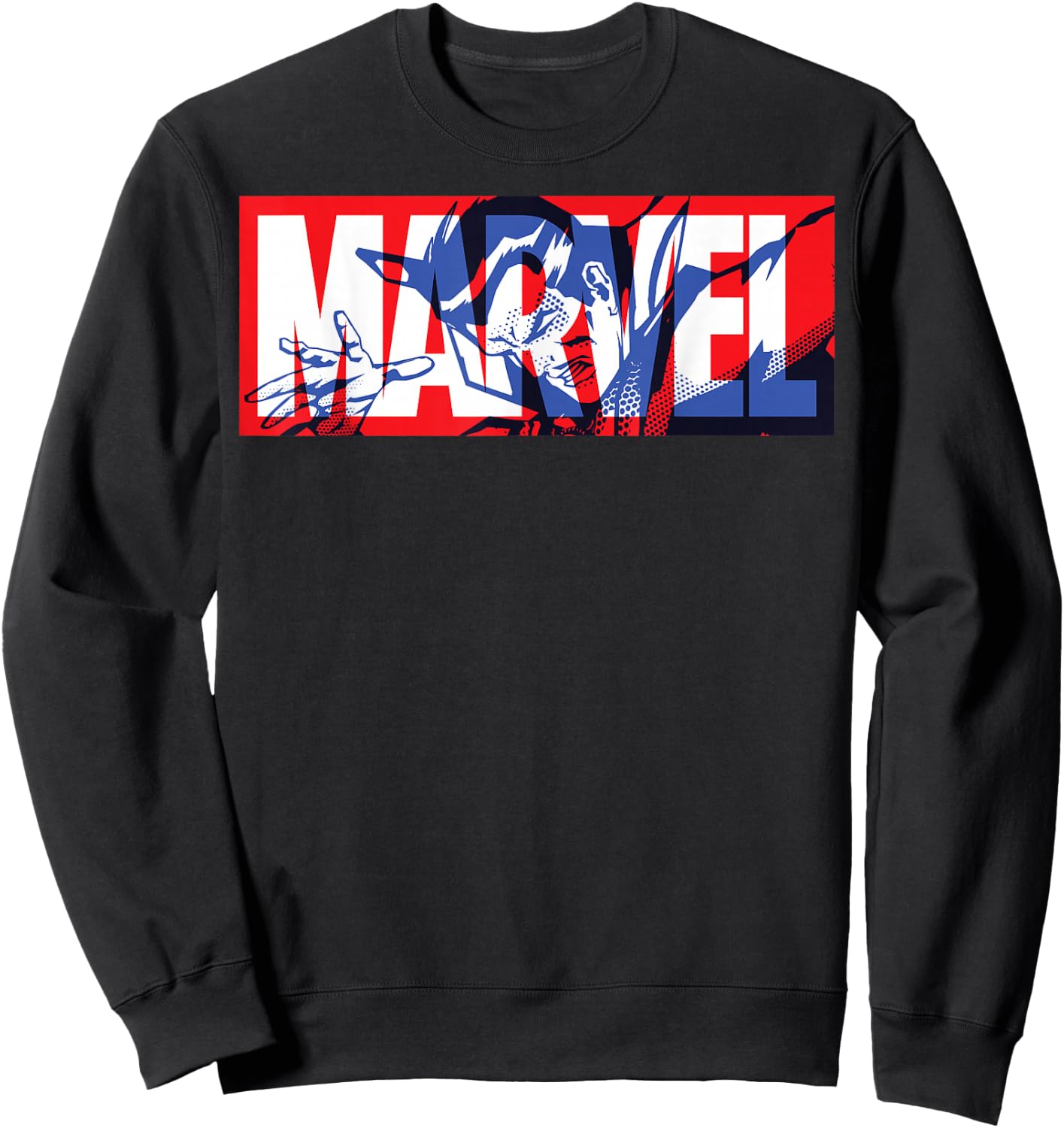 Marvel Doctor Strange Logo Fill Sweatshirt - Sweatshirt | Black