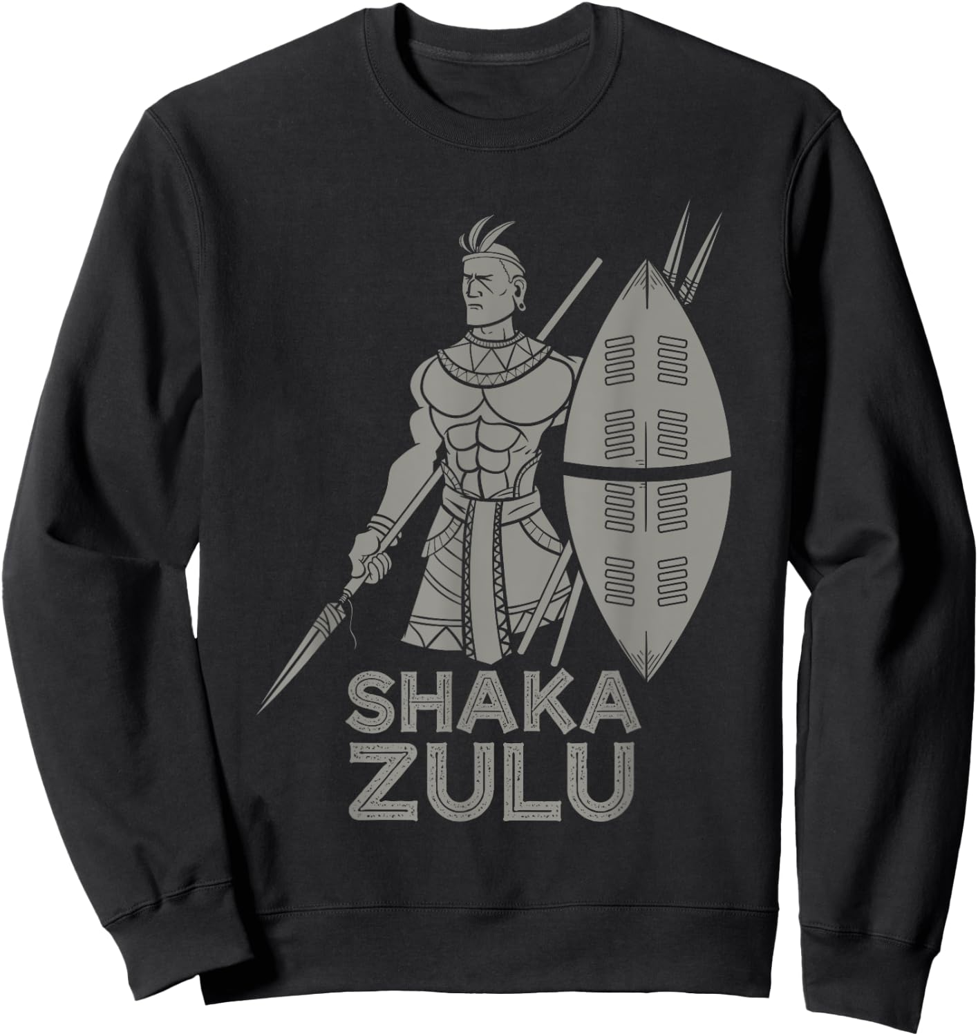 Cool Shaka Zulu African King Pride Funny Gift Women Sweatshirt - Sweatshirt | Black