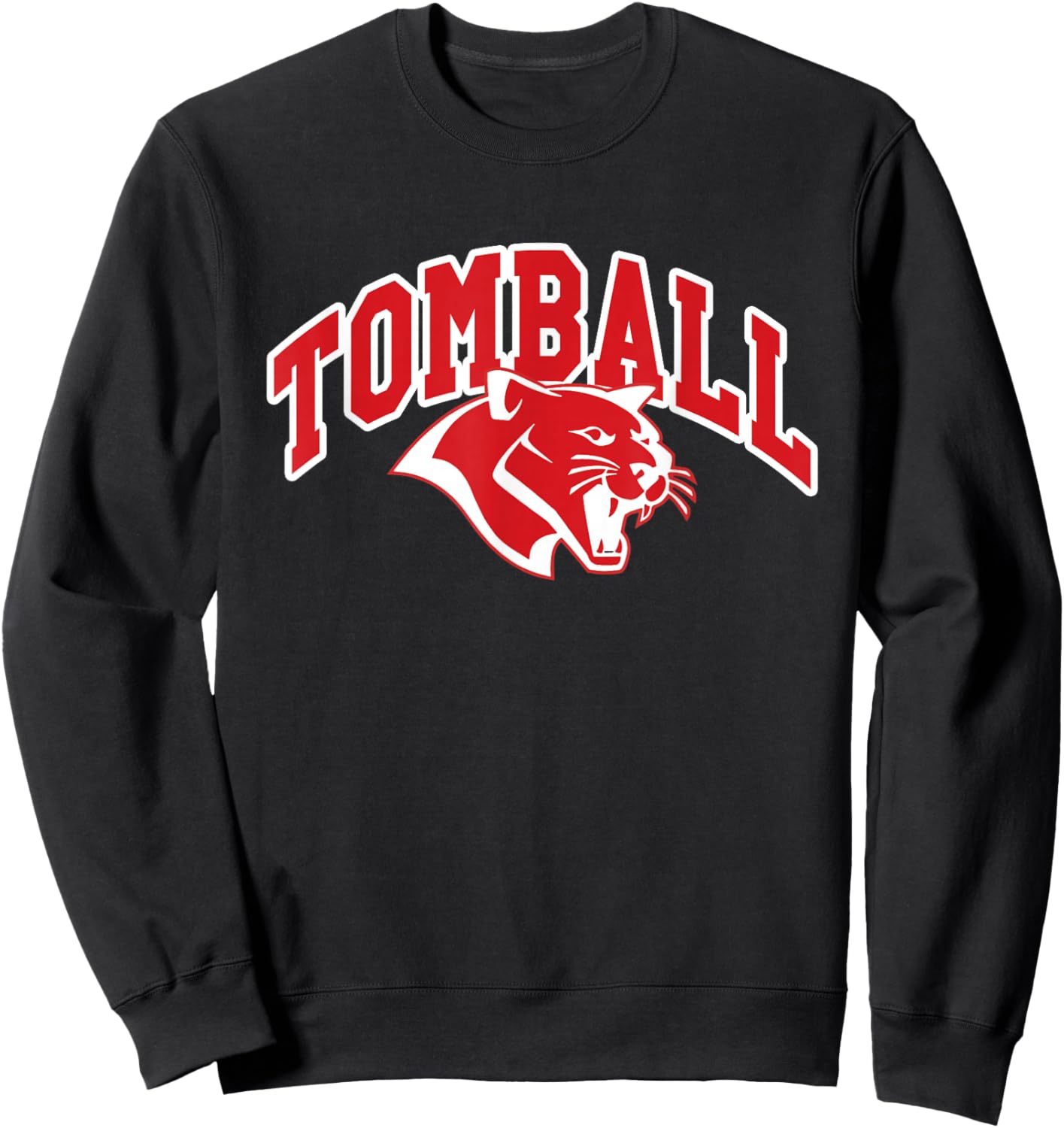 Tomball High School Cougars Sweatshirt - Sweatshirt | Black