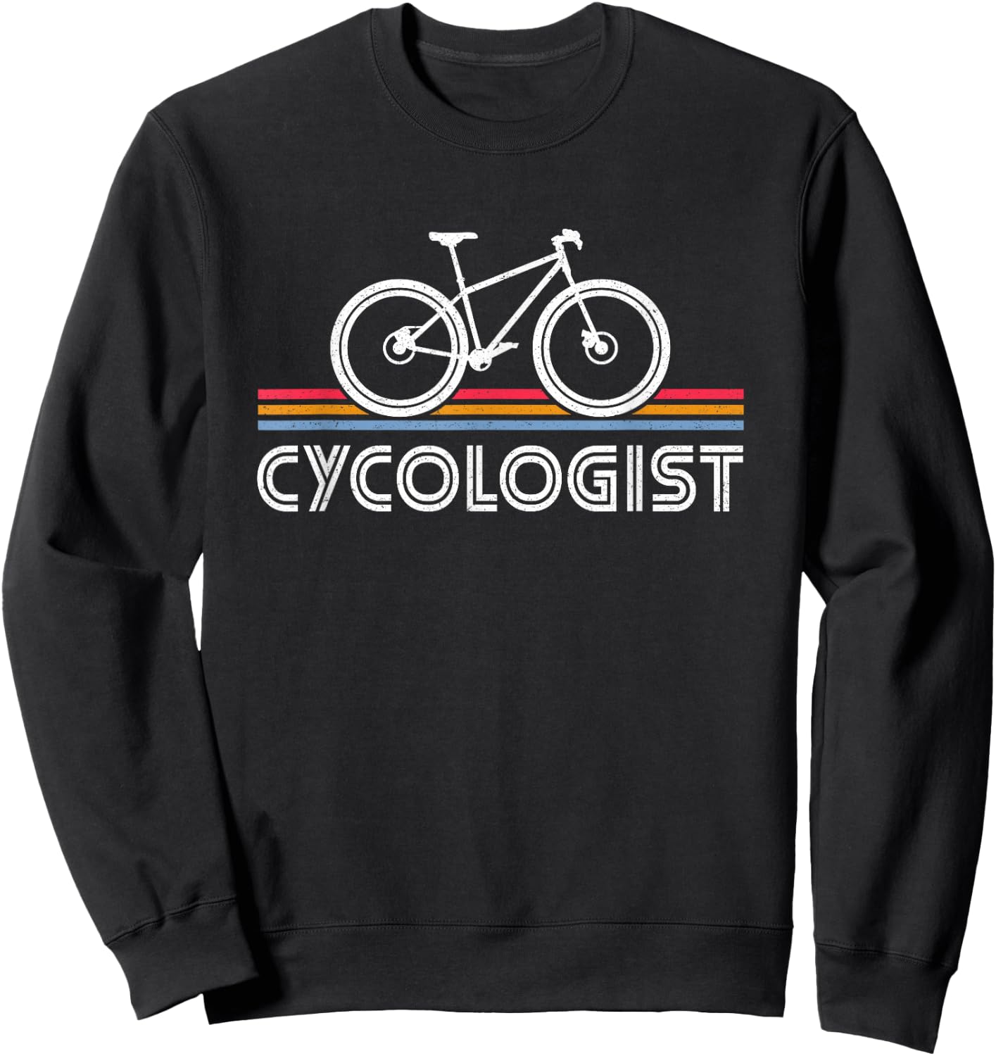 Cycologist Bicycle Funny Cycling - Cycologist Sweatshirt - Sweatshirt | Black