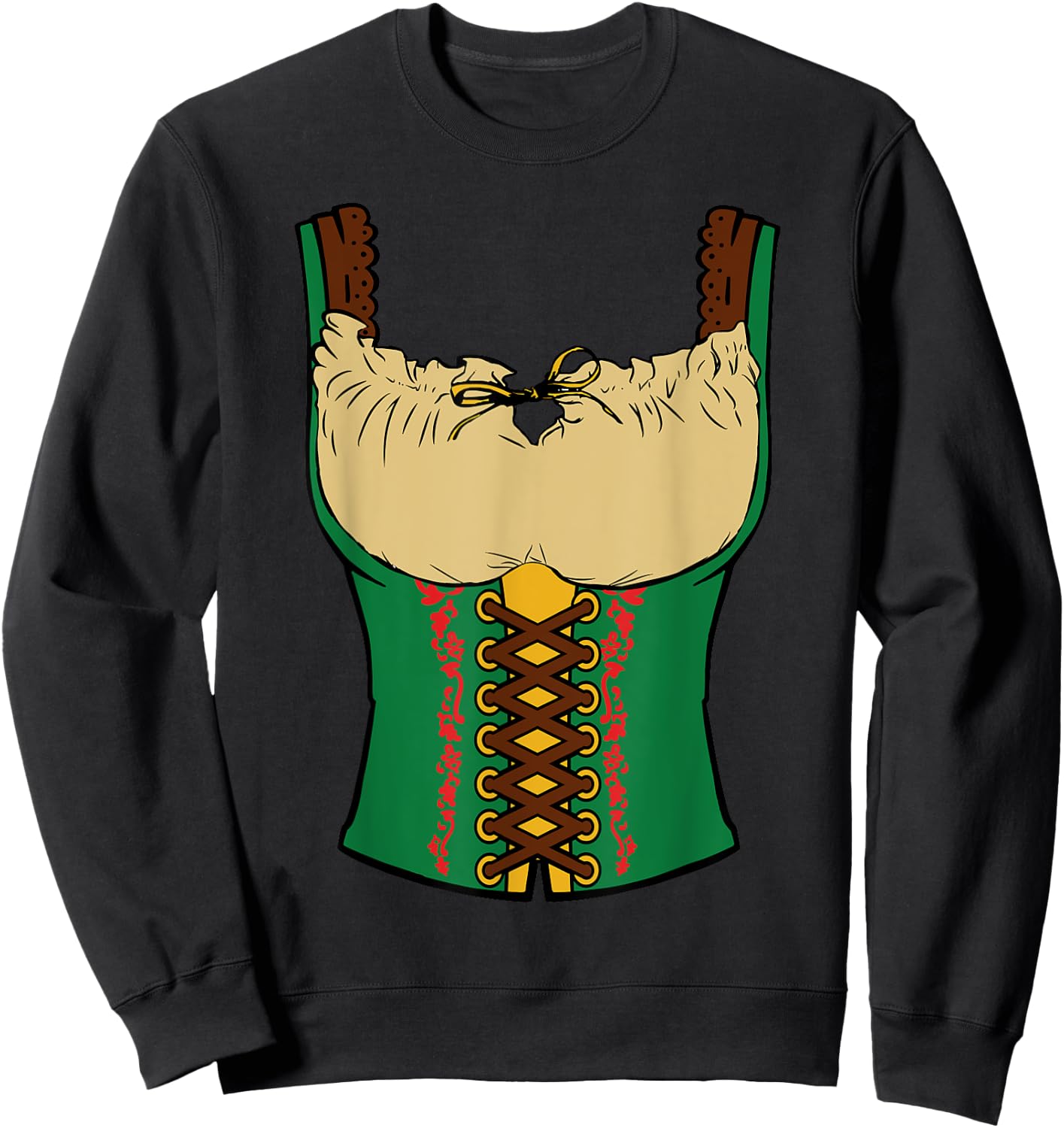 Oktoberfest Dirndl | Beer Festival in Germany Gift Sweatshirt - Sweatshirt | Black