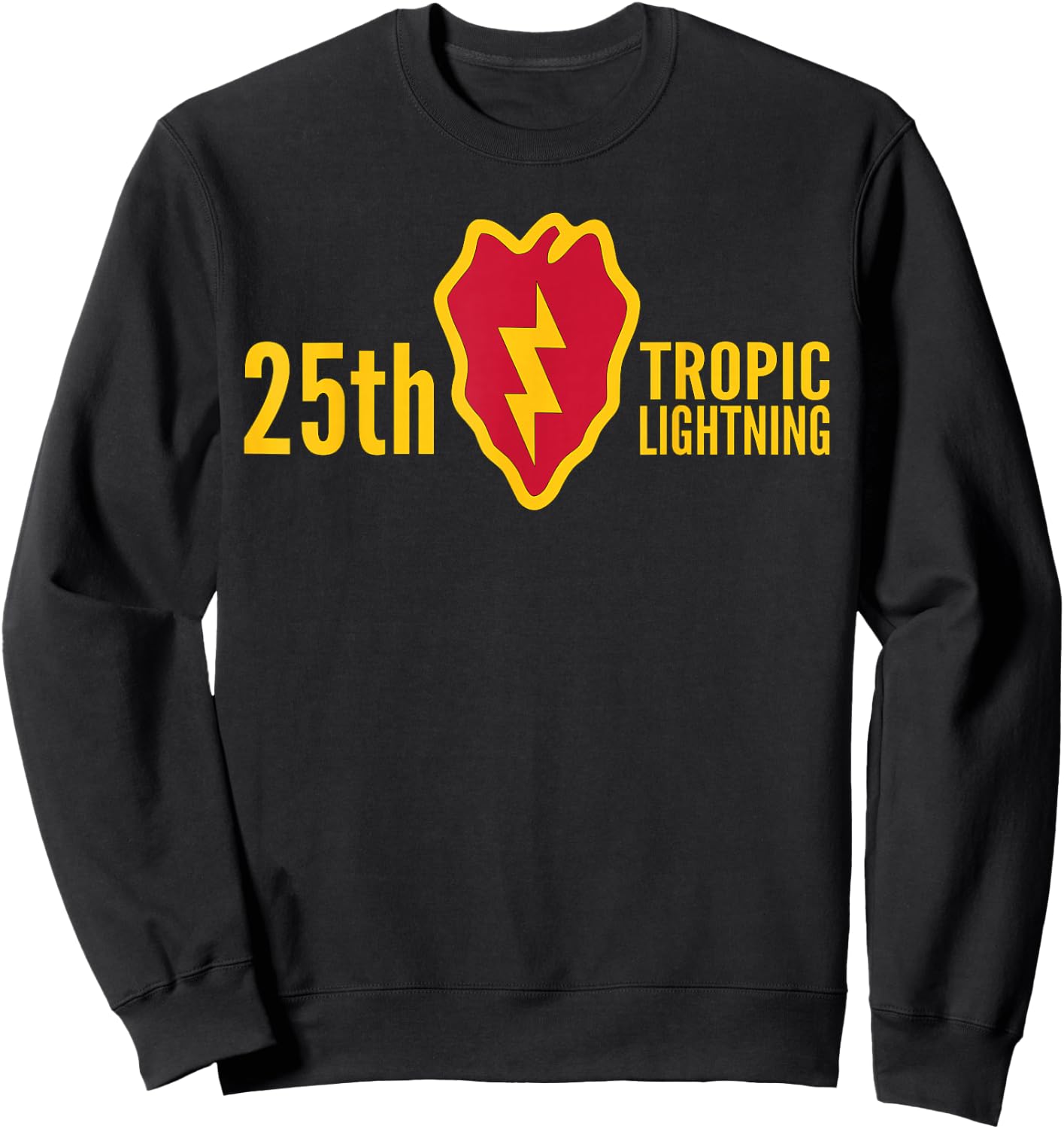 25th Infantry Division Army Us Sweatshirt - Sweatshirt | Black