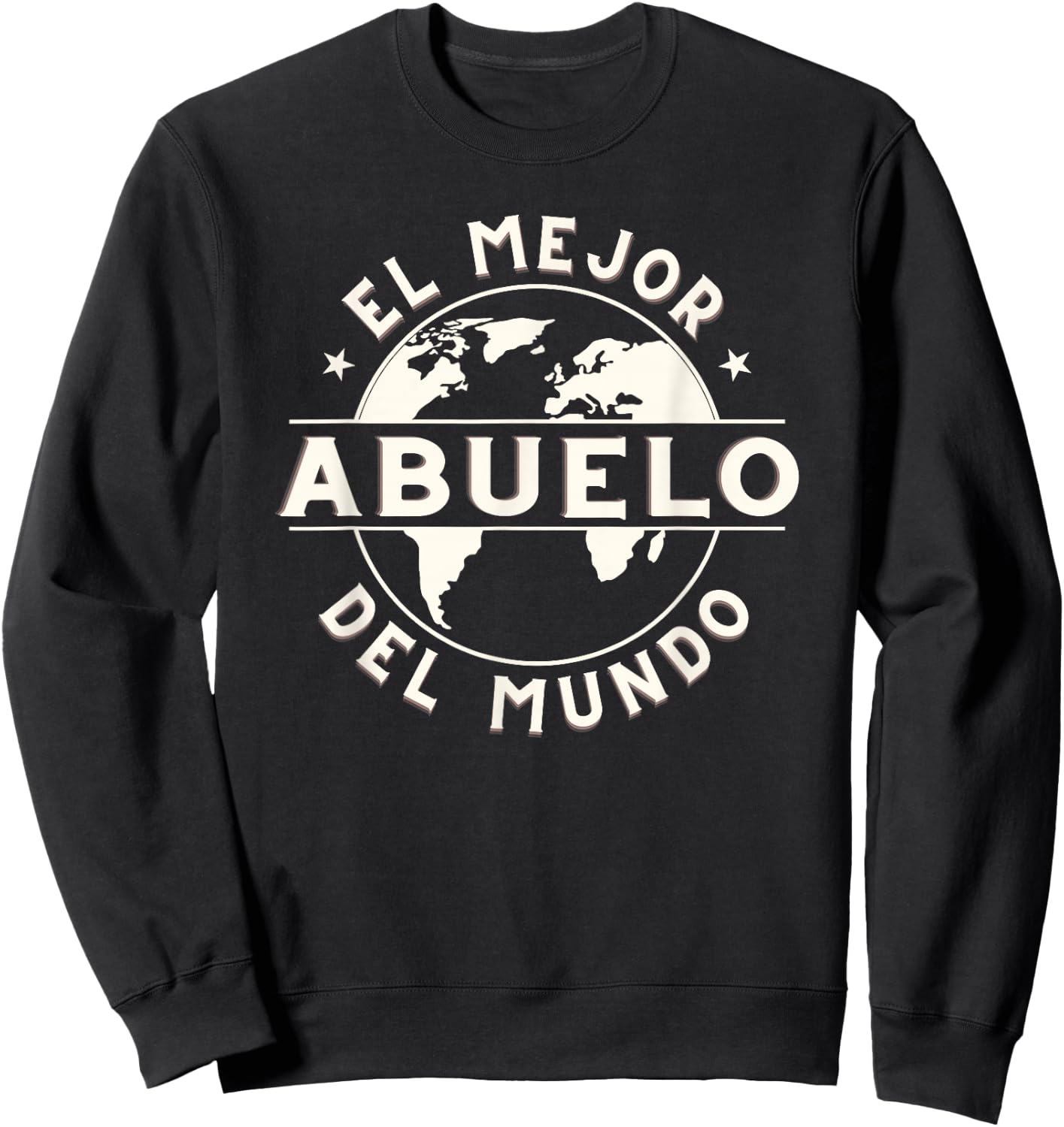 El Mejor Abuelo del Mundo Grandpa Sweatshirt - Sweatshirt | Black