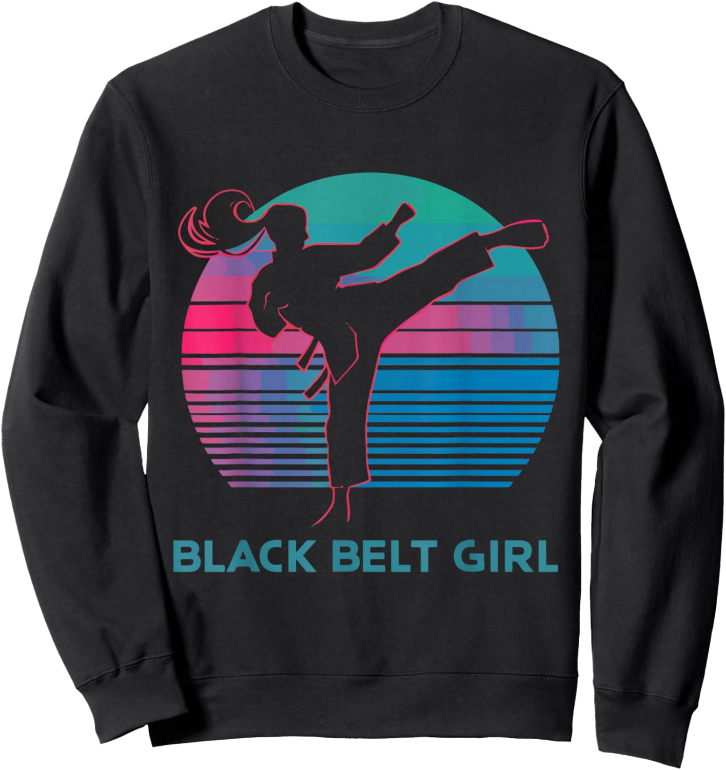 Black Belt Girl Sweatshirt - Sweatshirt | Black