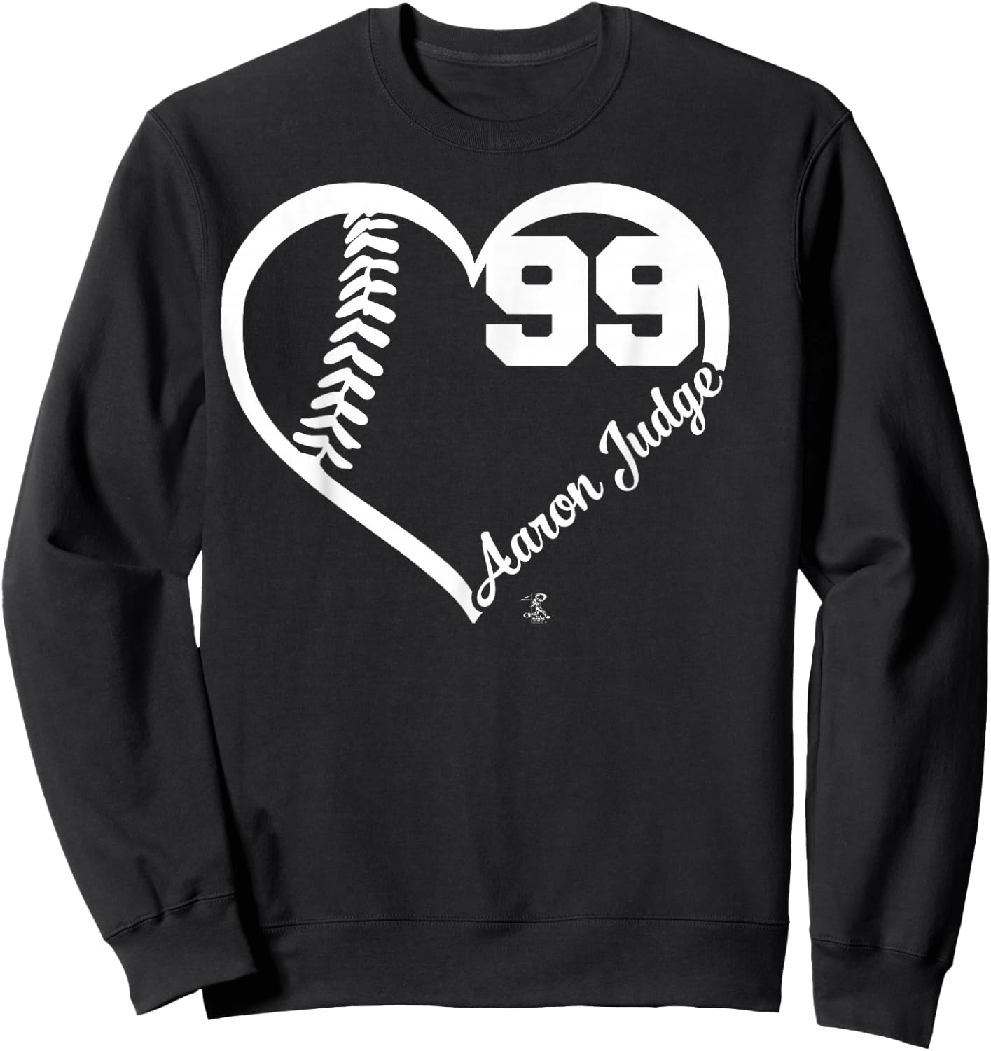 Aaron Judge Heart Number - Apparel Sweatshirt - Sweatshirt | Black