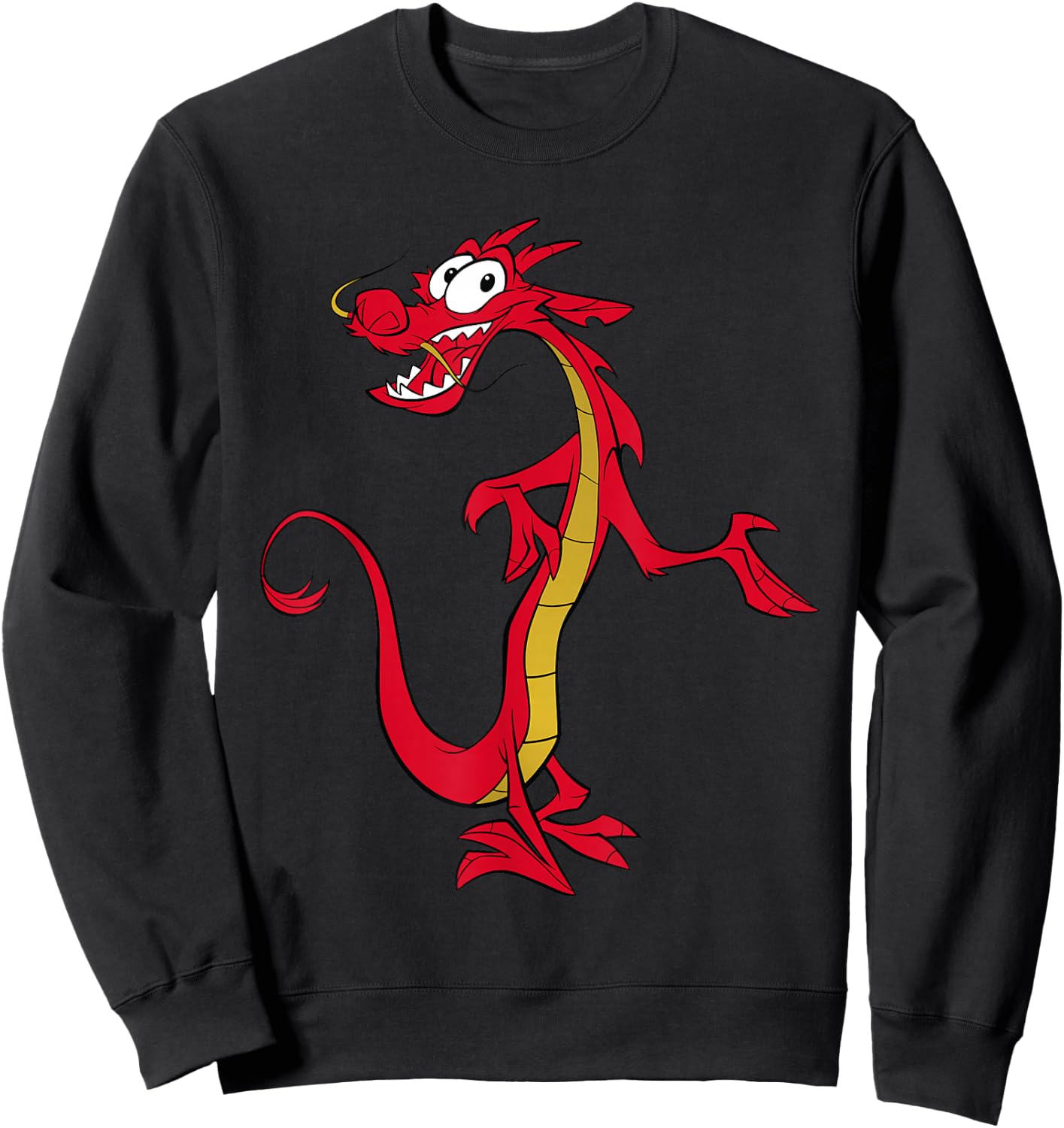 Disney Mulan Mushu Dragon Sweatshirt - Sweatshirt | Black