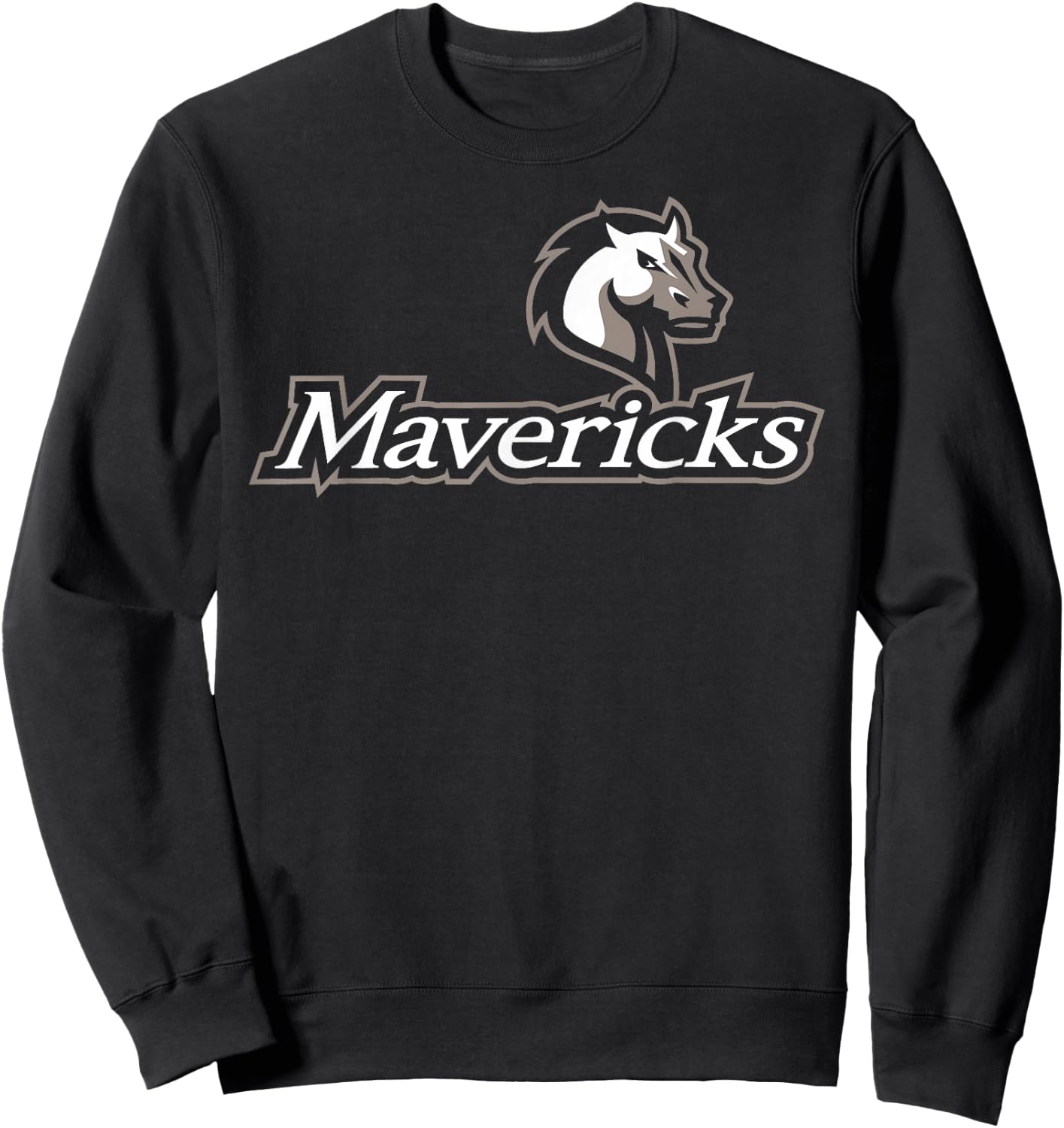 Mercy University Mavericks Mavs Logo Sweatshirt - Sweatshirt | Black