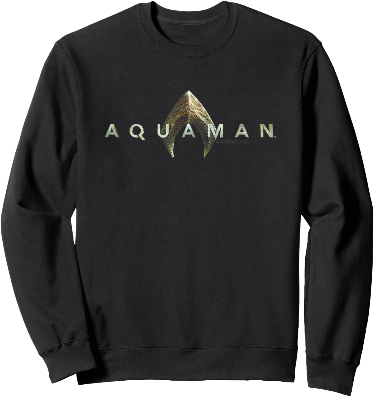 Aquaman Movie Logo Sweatshirt - Sweatshirt | Black