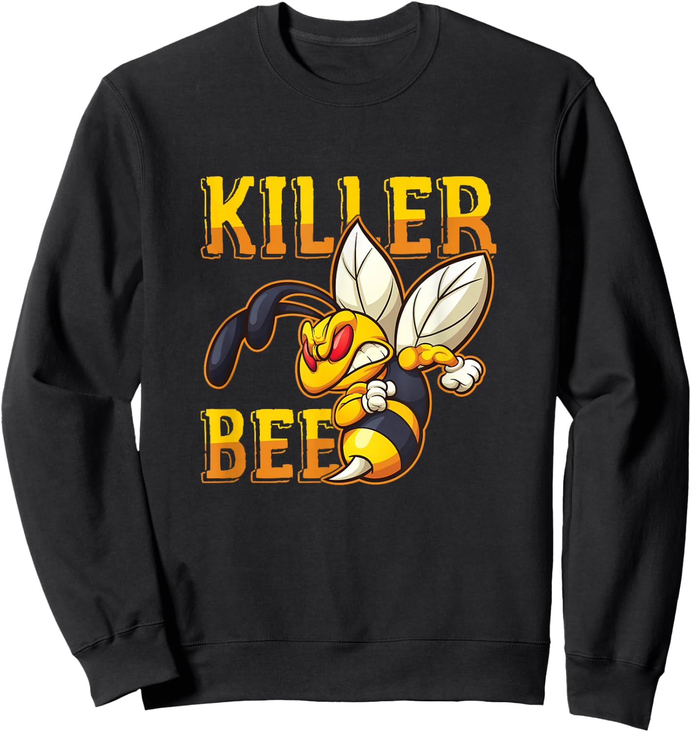 Awesome Killer Bee Hornet Yellowjacket Honeybee Lover Small Sweatshirt - Sweatshirt | Black