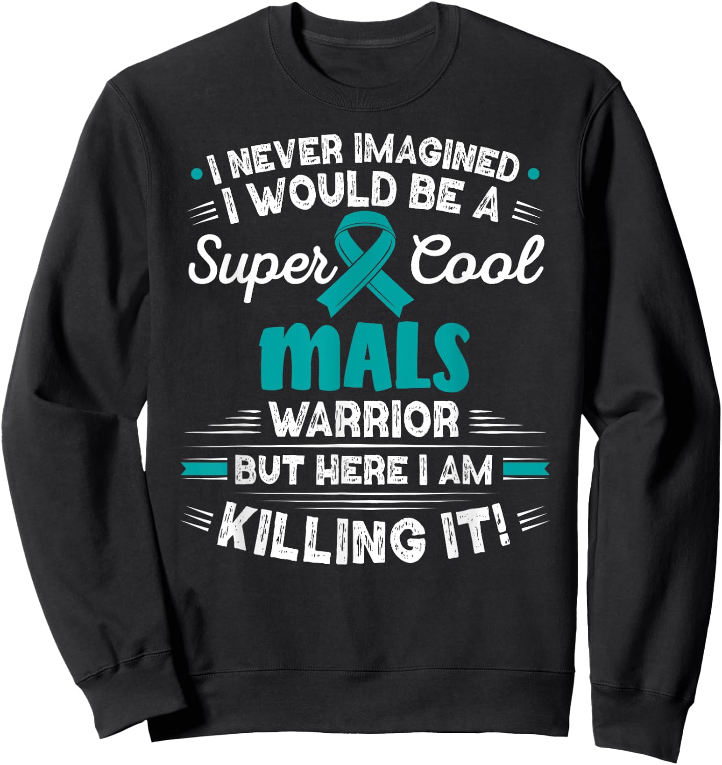 Median Arcuate Ligament Syndrome Cool MALS Warrior MALS Sweatshirt - Sweatshirt | Black