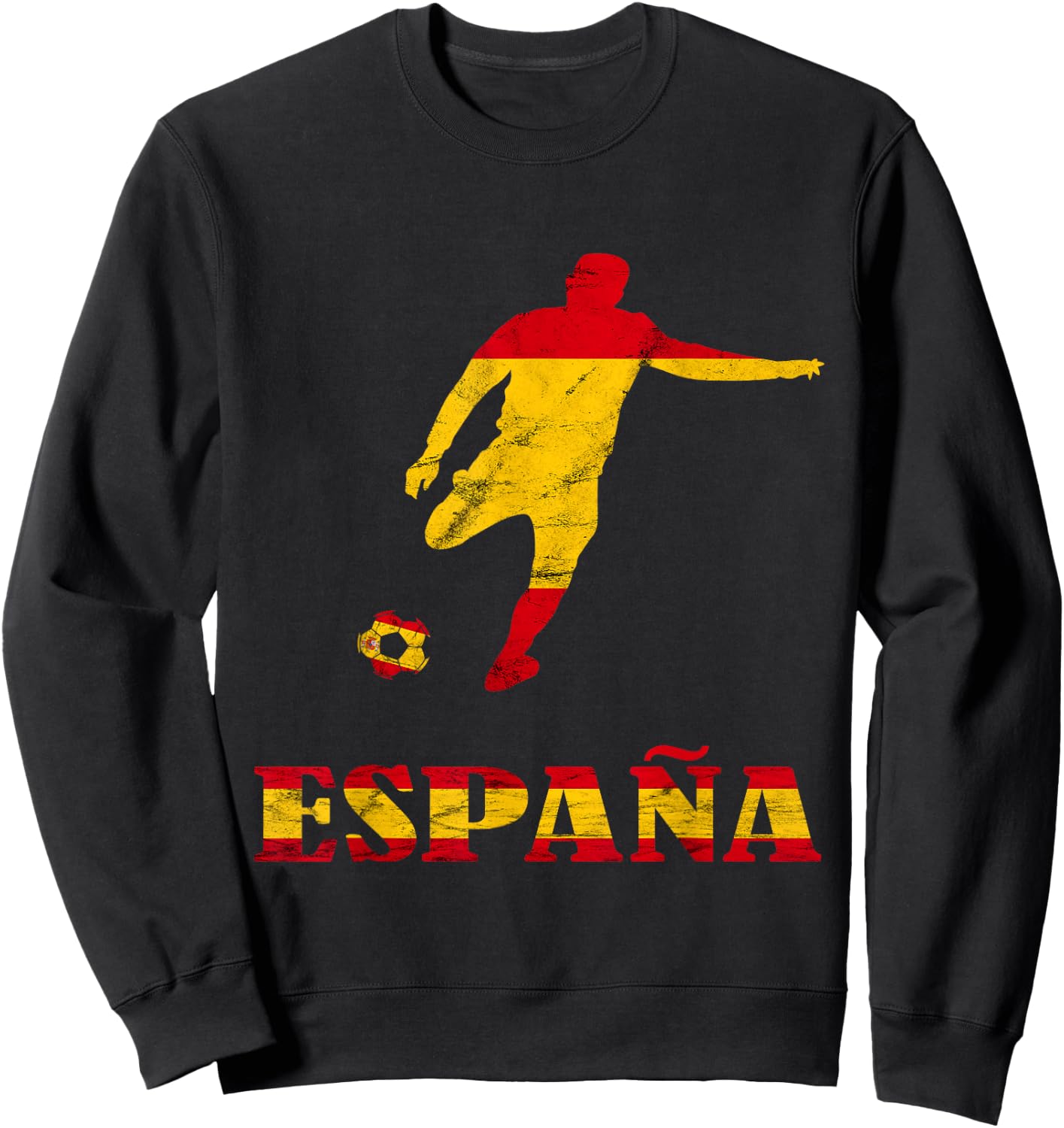 Espana Spain Soccer Player Spain Flag Spanish Pride Espanol Sweatshirt - Sweatshirt | Black