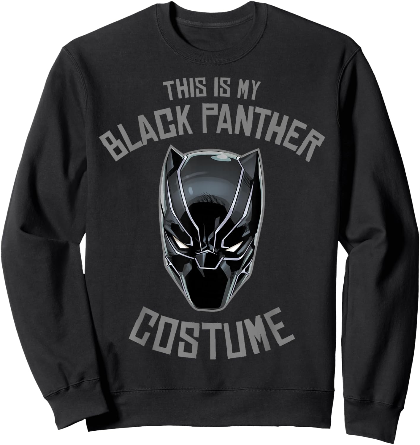 Marvel Black Panther This is My Costume Halloween Sweatshirt - Sweatshirt | Black