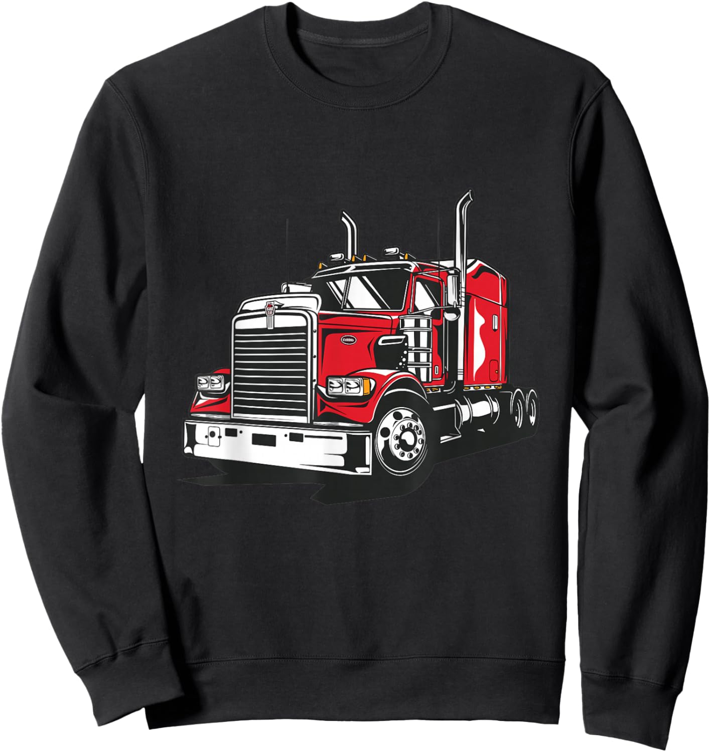 Truck driver Sweatshirt - Sweatshirt | Black