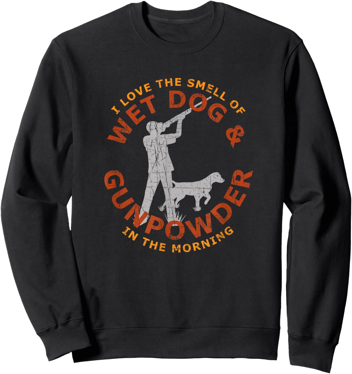 Funny Pheasant and Quail Hunting Design for Upland Hunters Sweatshirt - Sweatshirt | Black