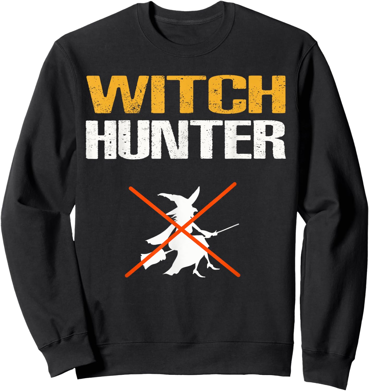Witch Hunter Cute Halloween Costume Gift Sweatshirt - Sweatshirt | Black