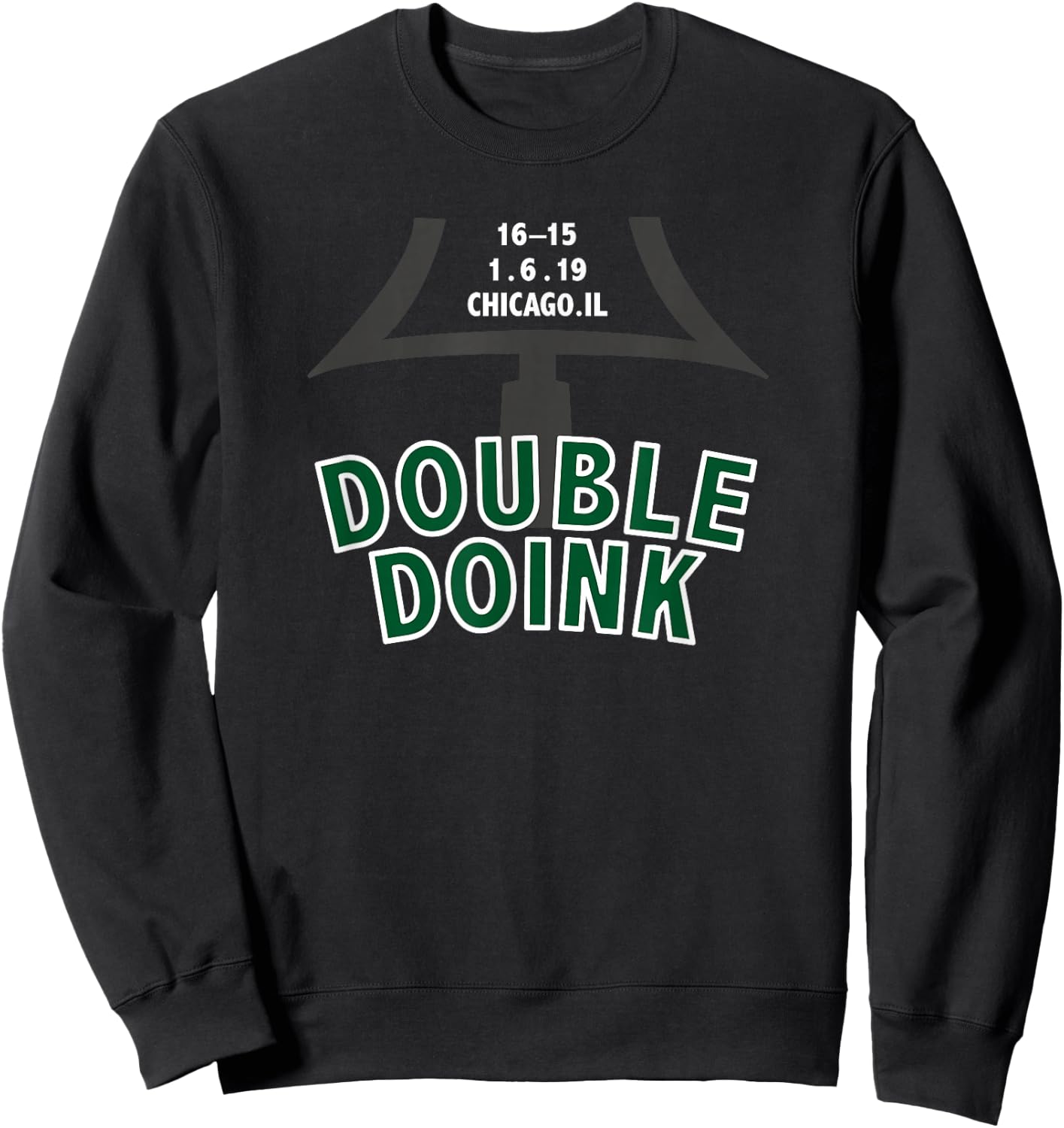 Double Doink for Football fans Sweatshirt - Sweatshirt | Black