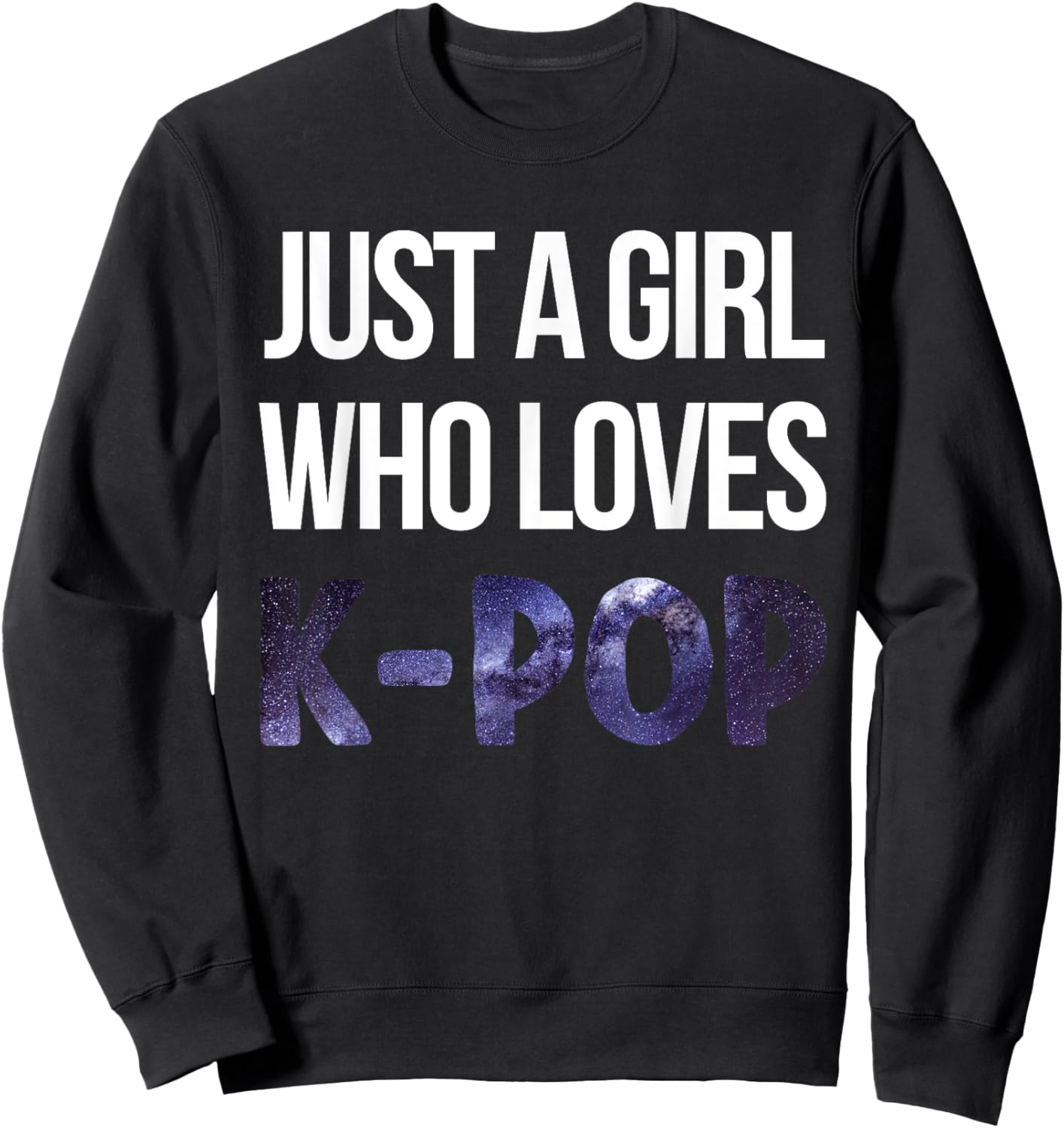 Funny K-Pop Korean Pop Music Lover Fans Boy Band Girls Gifts Sweatshirt - Sweatshirt | Black