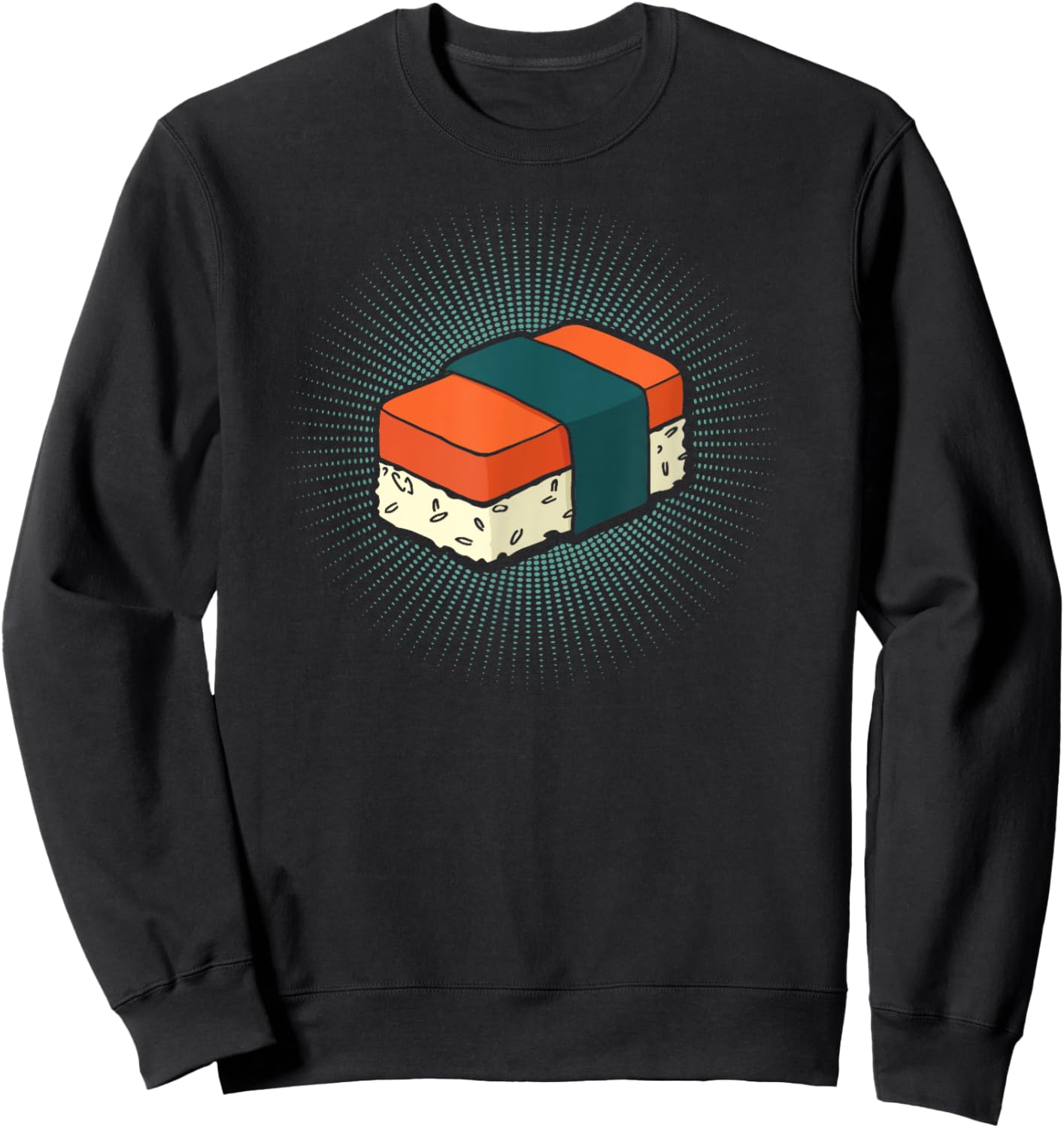 Musubi Vintage Burst Style Sweatshirt - Sweatshirt | Black