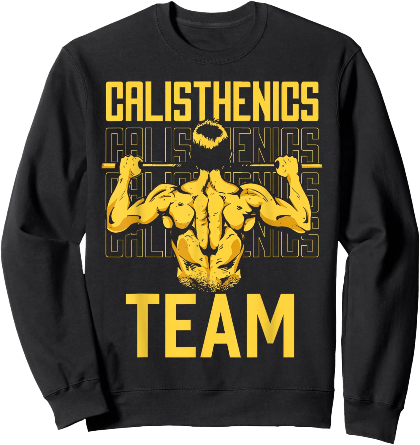 Calisthenics Team Bodyweight Fitness Workout Calisthenics Sweatshirt - Sweatshirt | Black