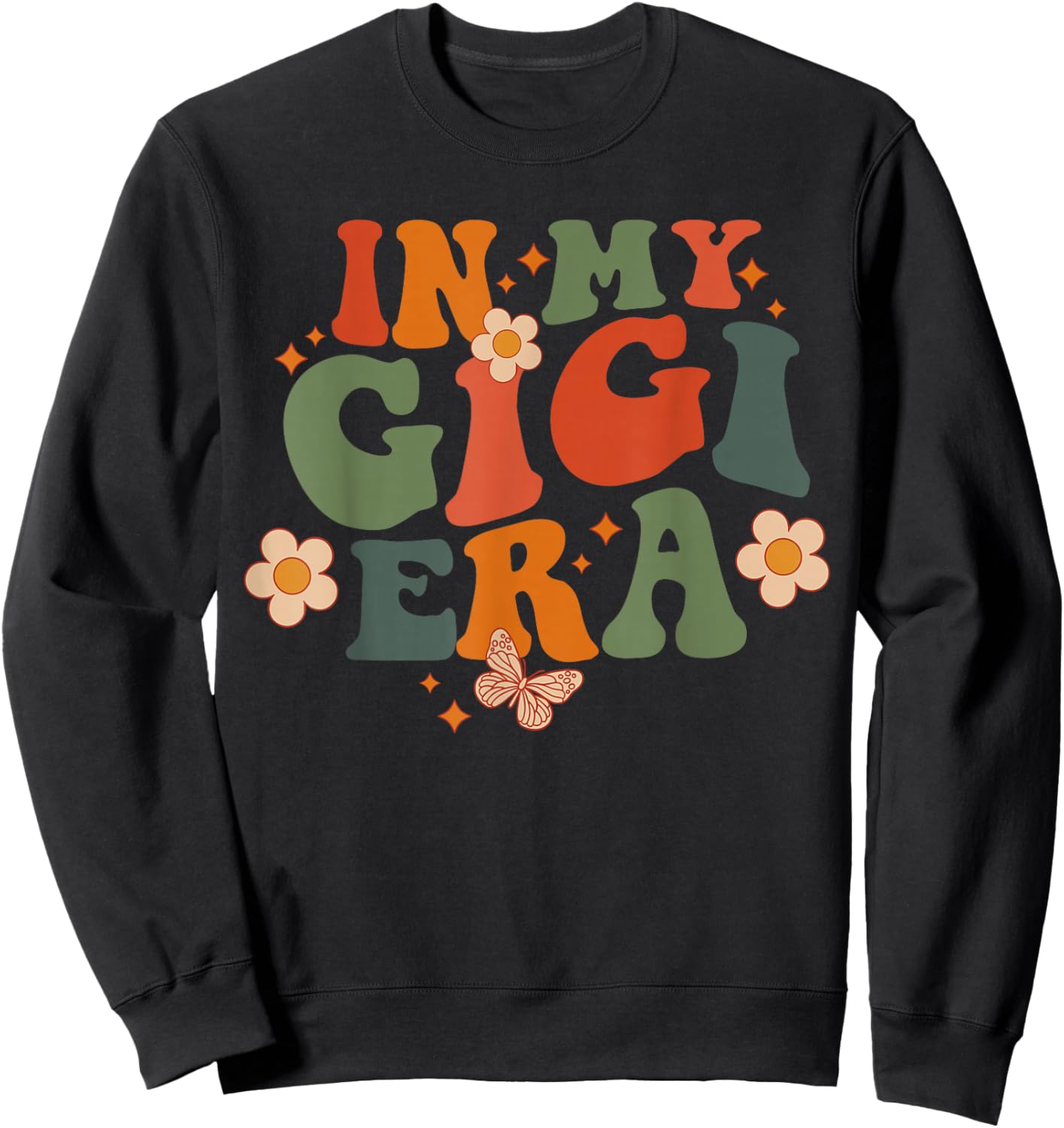 In My Gigi Era Baby Announcement for Grandma Mother's Day Sweatshirt - Sweatshirt | Black