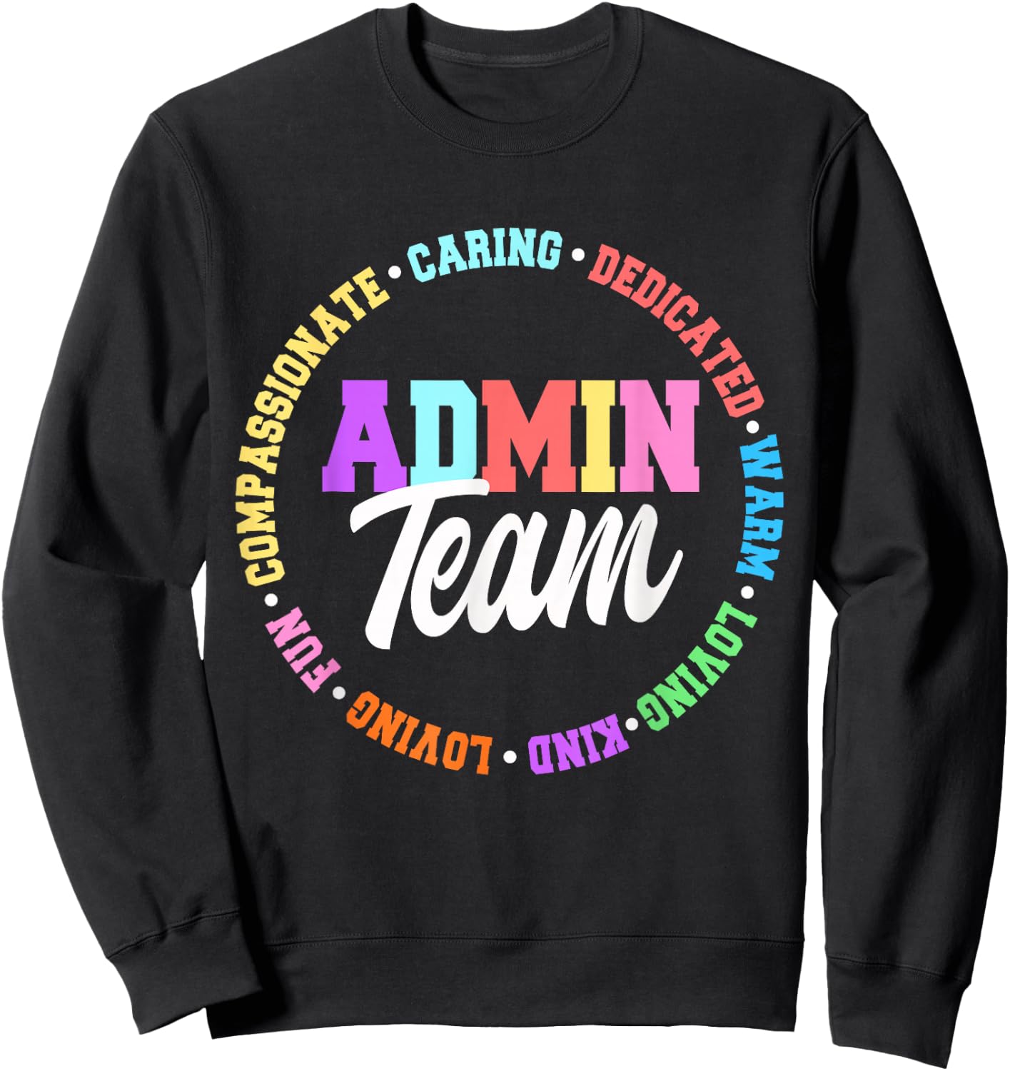 Office Team Staff Admin Squad Apparel -Adults Black 3XL Sweatshirt - Sweatshirt | Black