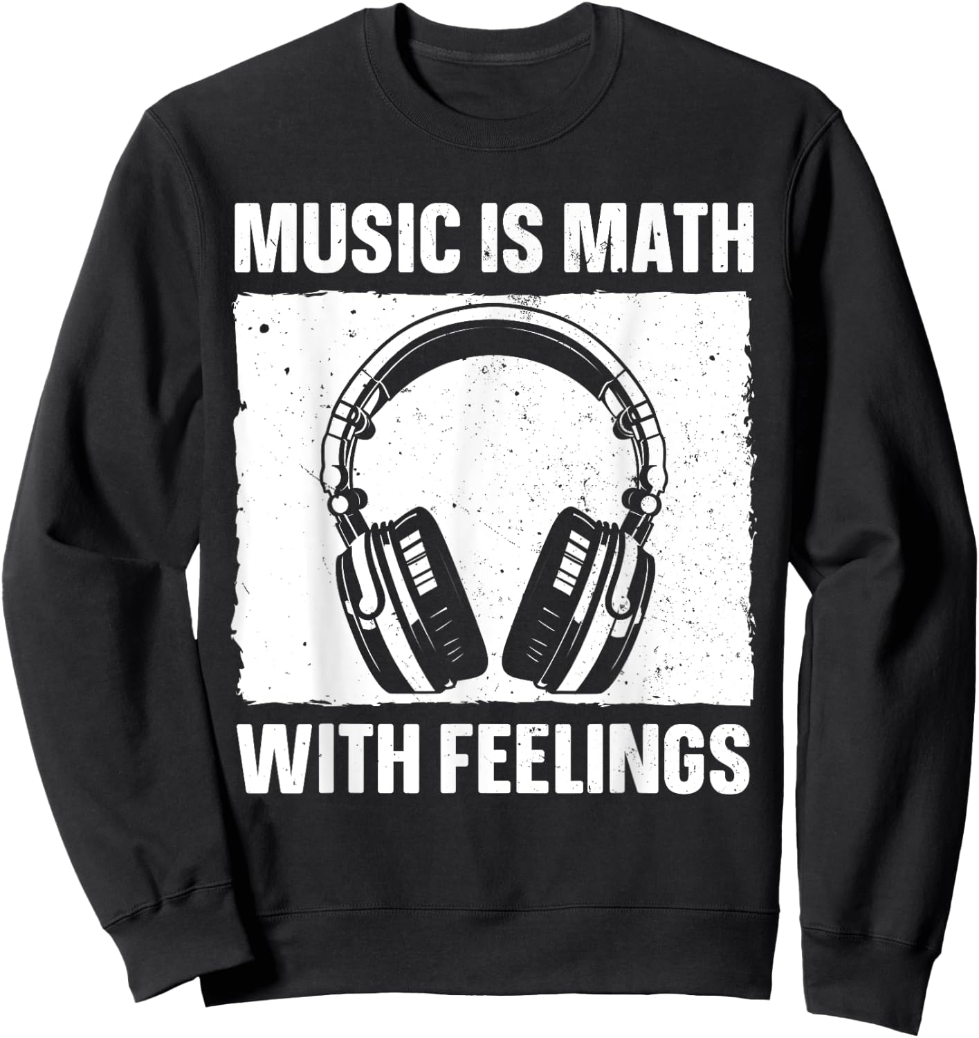 Funny Music Art Women Music Teacher Themed Gag Music Sweatshirt - Sweatshirt | Black