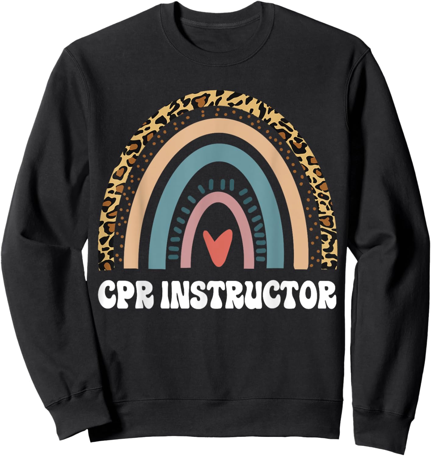 CPR Instructor Training and Teaching EMS Ambulance Sweatshirt - Sweatshirt | Black