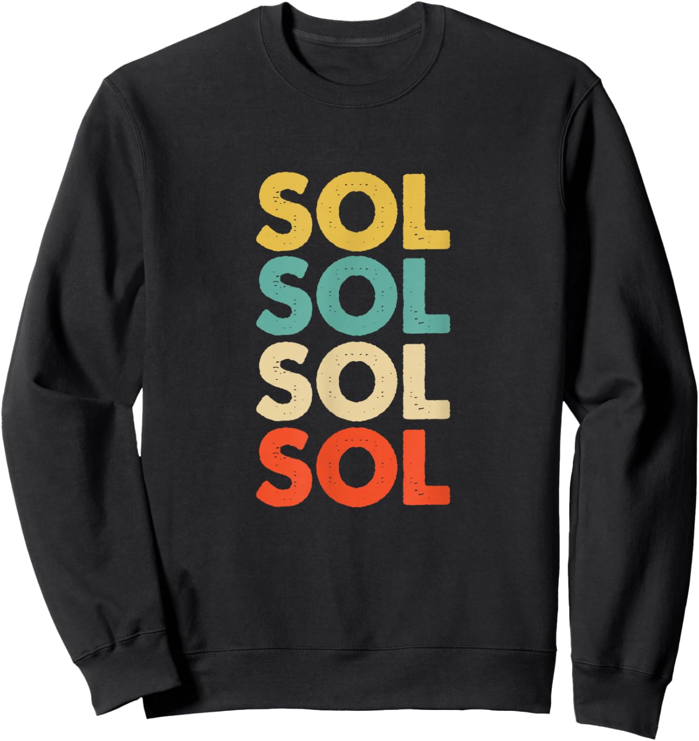 Sol Name Sweatshirt - Sweatshirt | Black