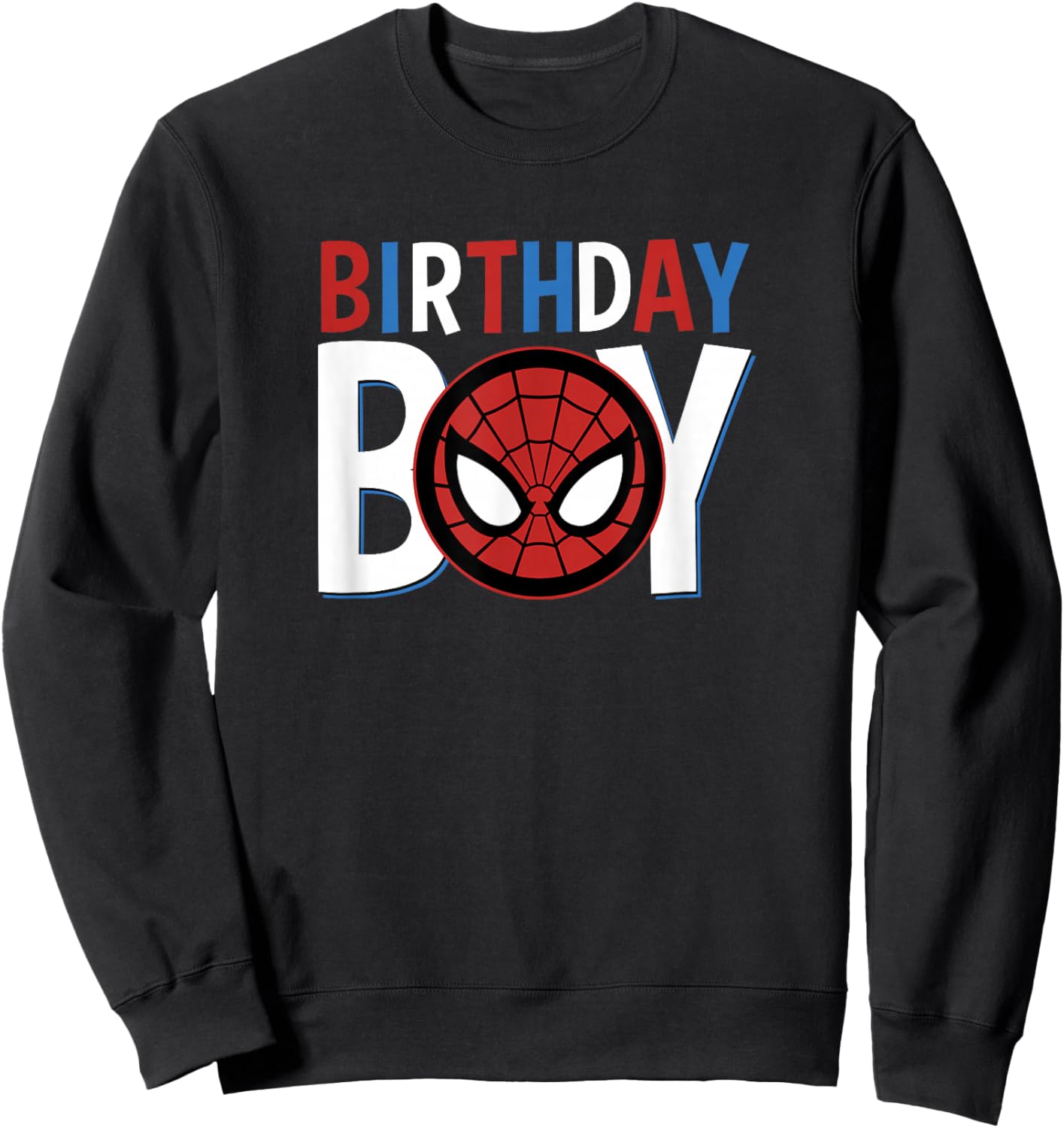 Marvel Avengers Classic Spider-Man Birthday Boy Sweatshirt - Sweatshirt | Black
