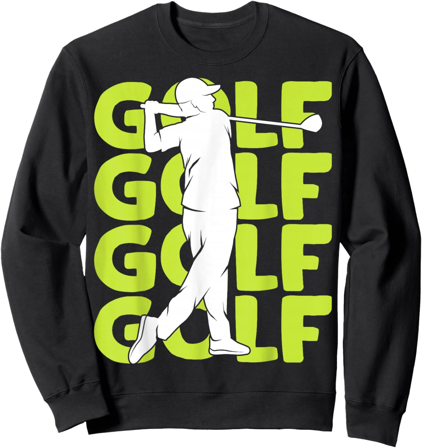 Golf Golfer Golf Player Men Children Boys Sweatshirt - Sweatshirt | Black