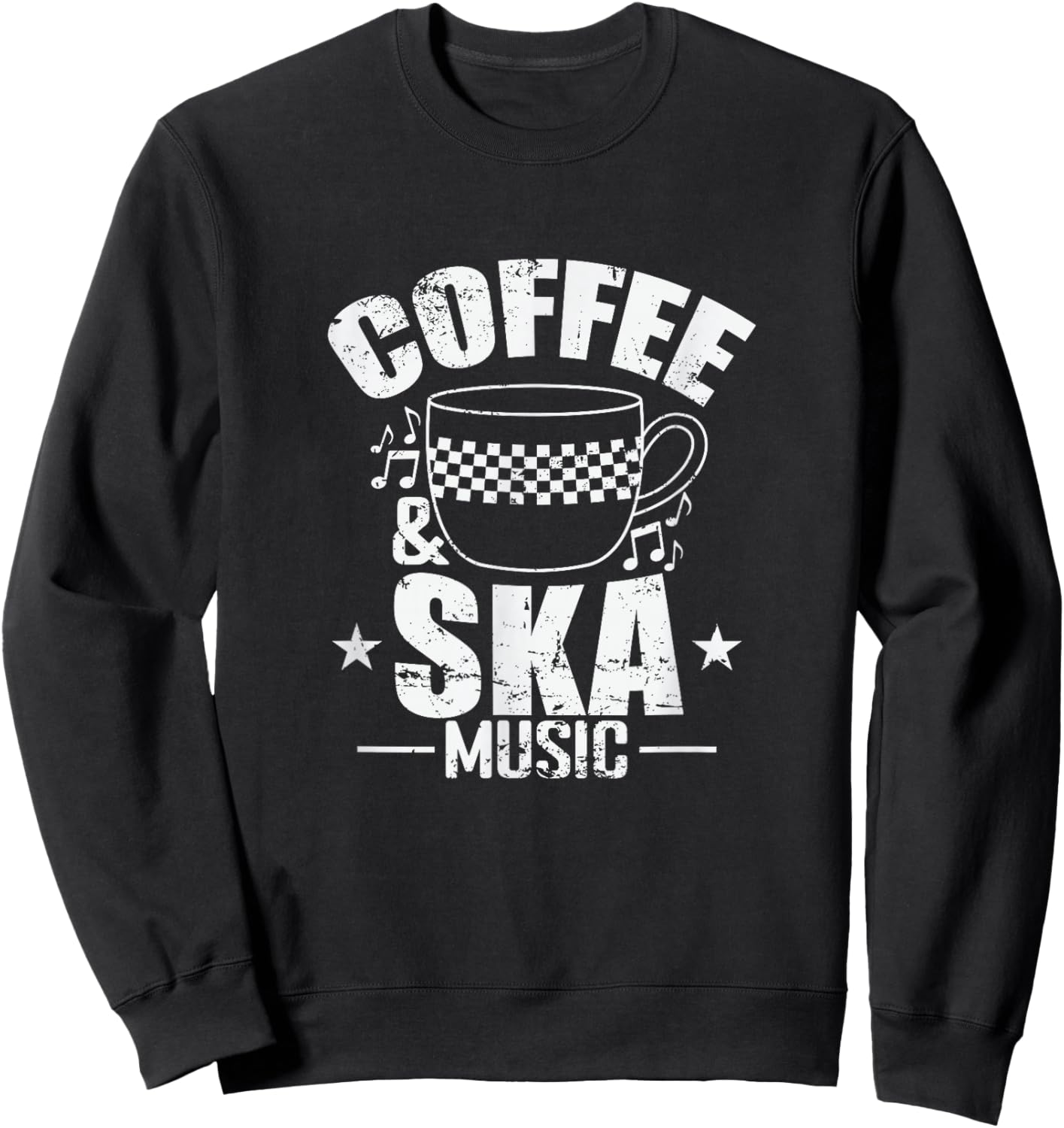Coffee and Ska Music Sweatshirt - Sweatshirt | Black