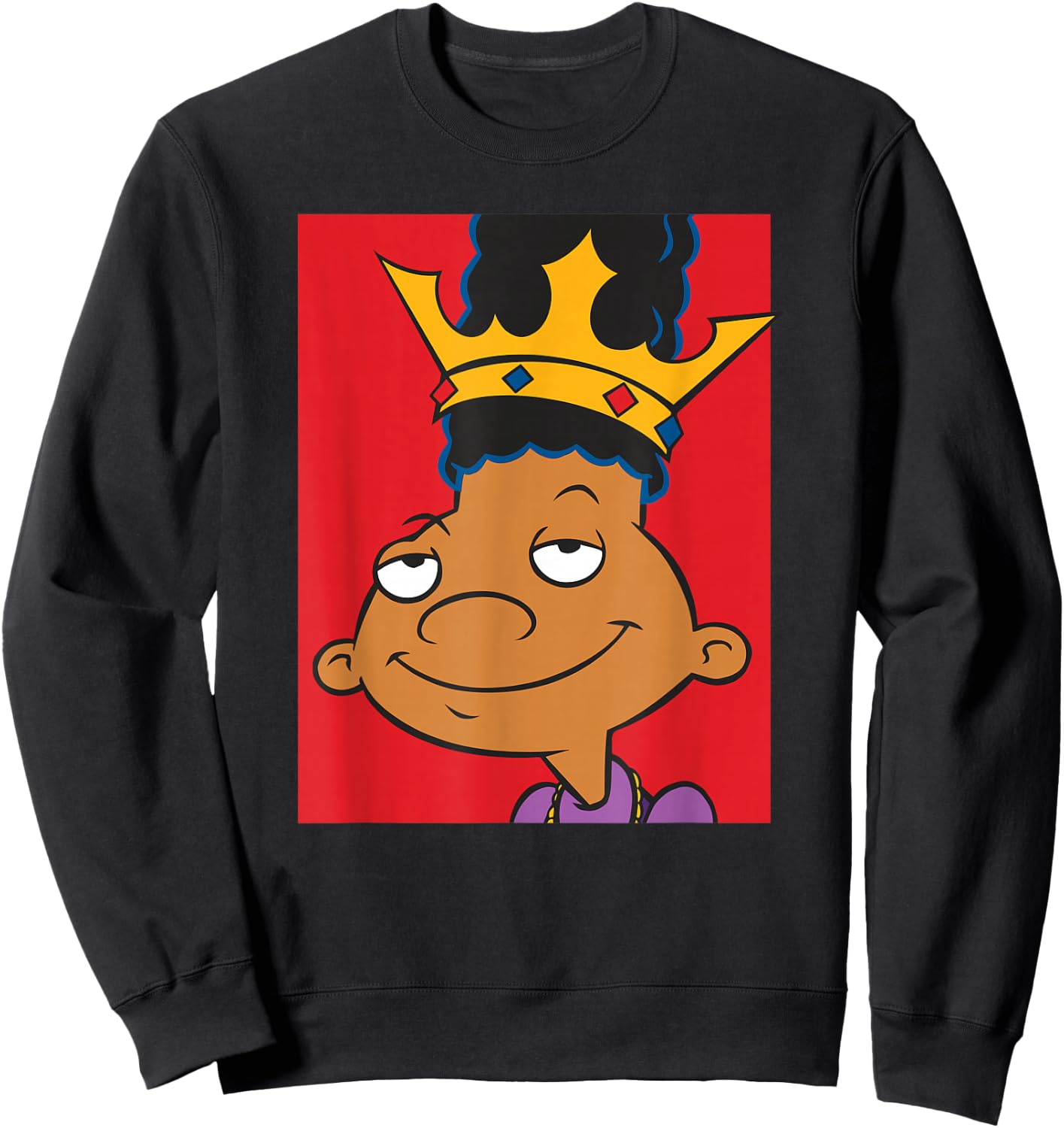 Hey Arnold Gerald Biggie Parody Sweatshirt - Sweatshirt | Black