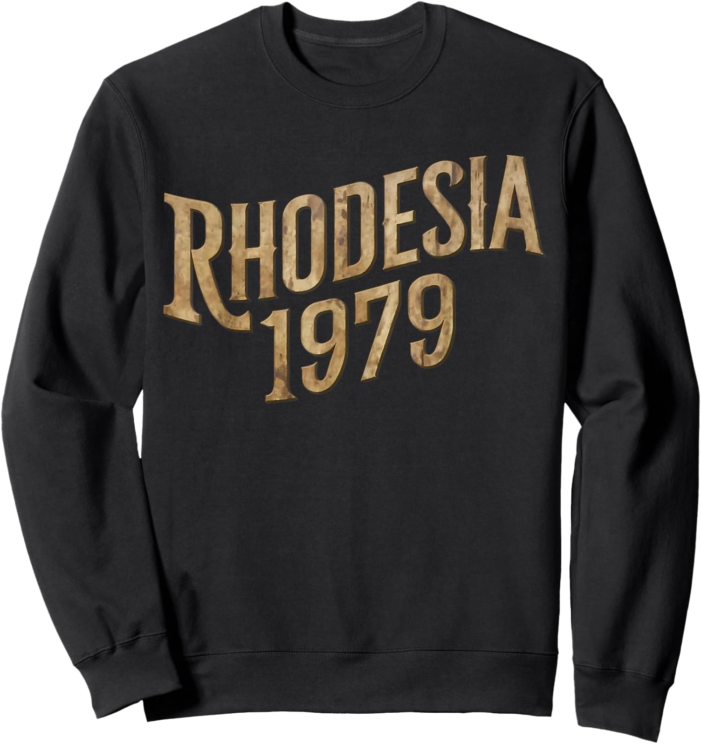 Vintage Rhodesia South African Southern Country Rhodesian Sweatshirt - Sweatshirt | Black