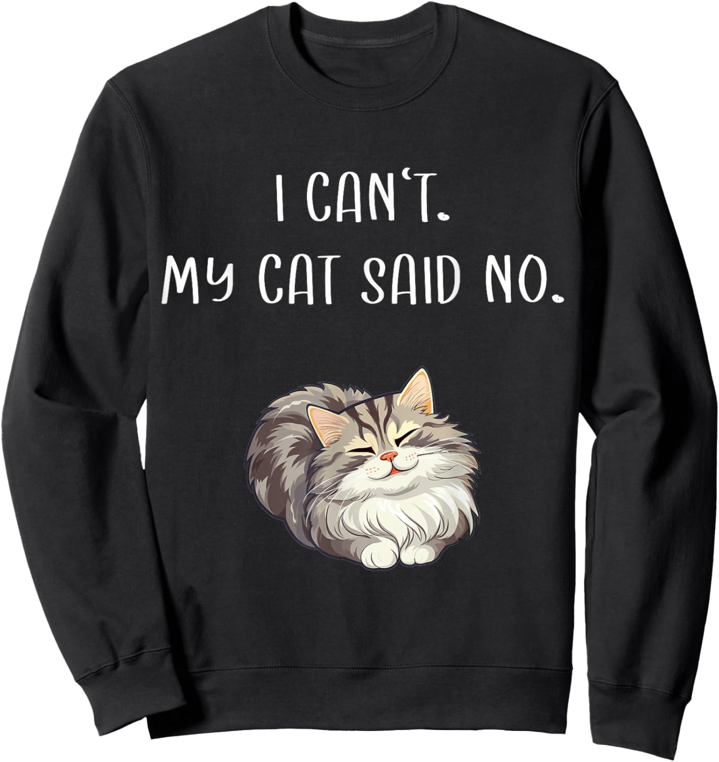 Siberian Kitten Sayings Owner For Sale Siberian Forest Cat Sweatshirt - Sweatshirt | Black