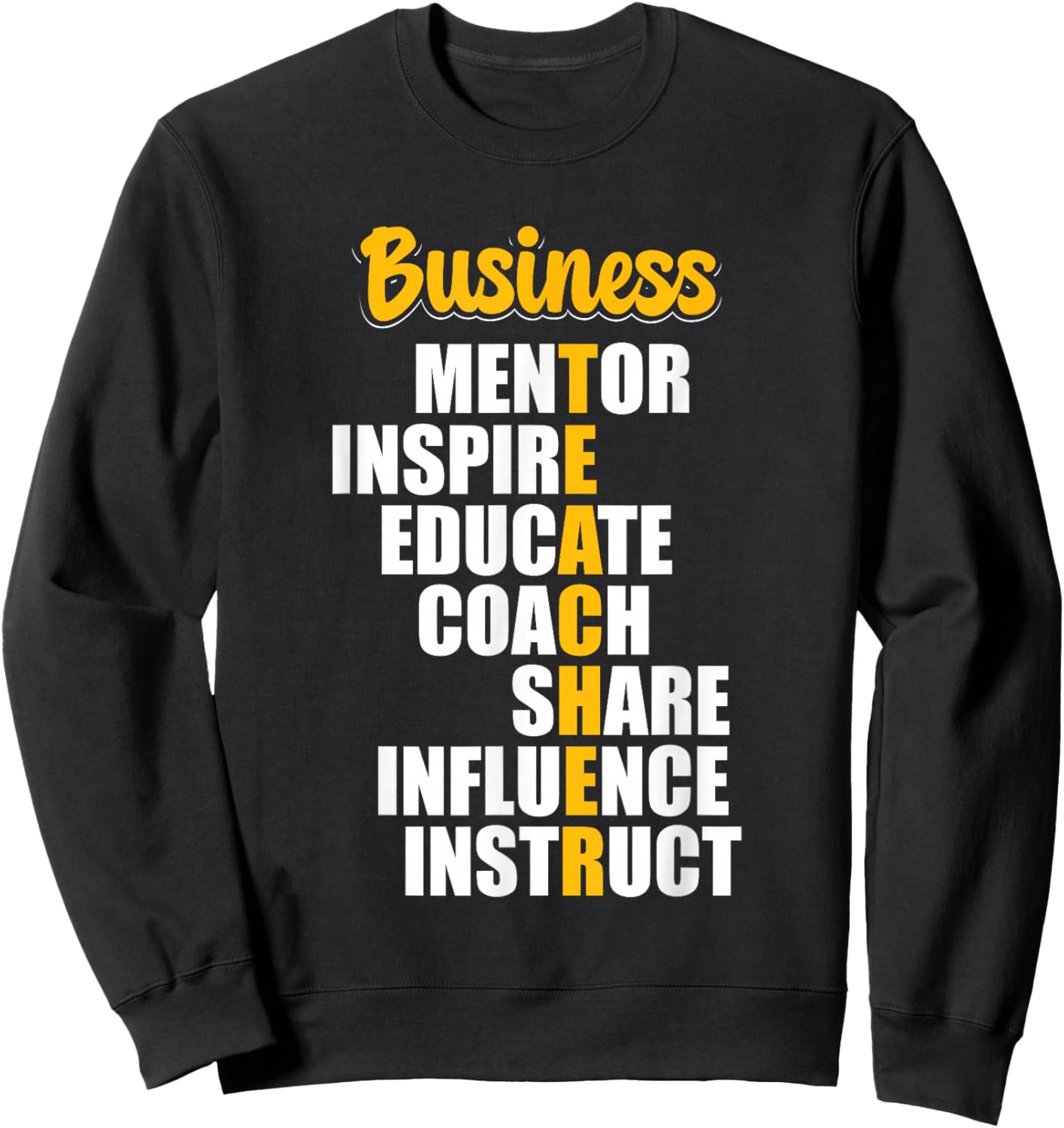 Business Teacher Sweatshirt - Sweatshirt | Black
