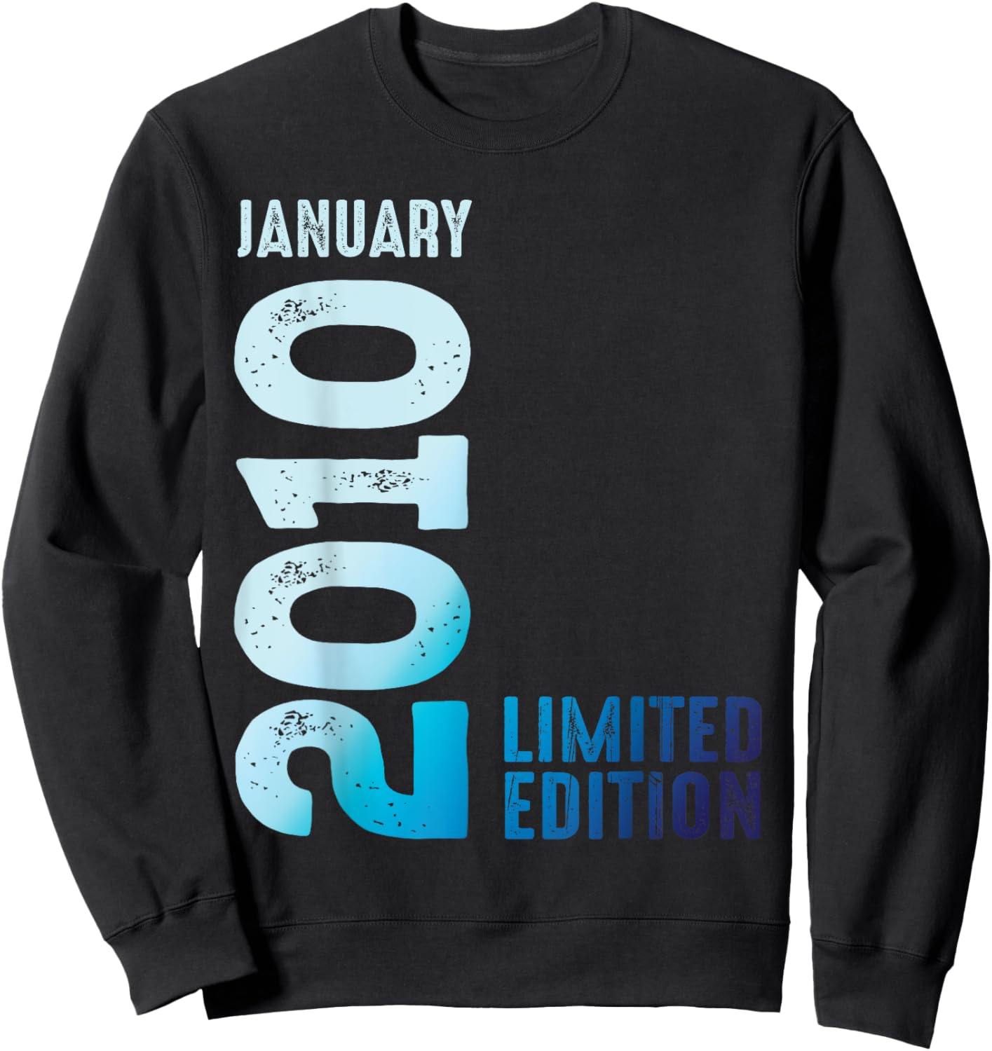 Limited Edition 2010 January 2010 Sweatshirt - Sweatshirt | Black