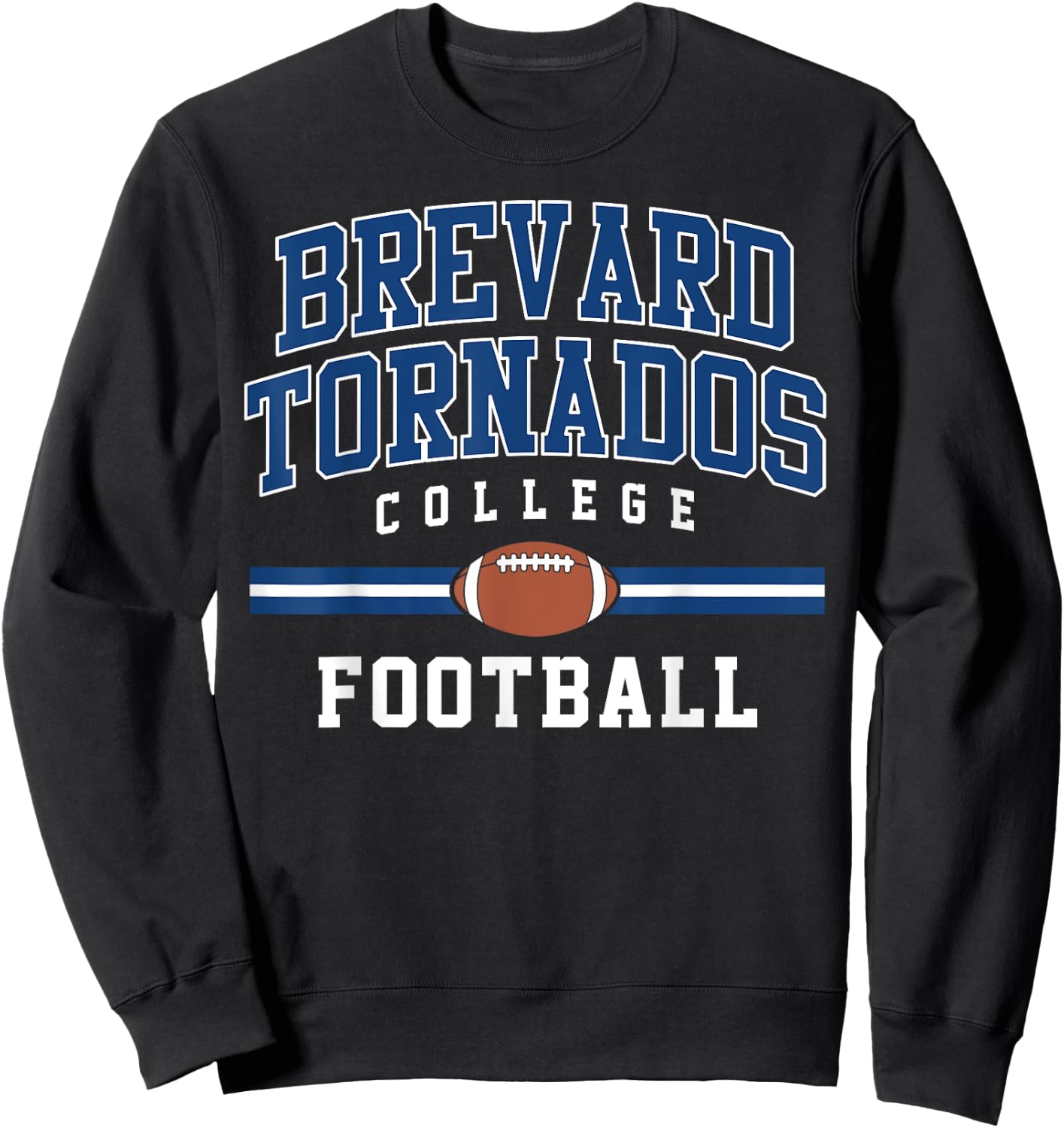 Brevard Tornados College Football Arch Vintage Design Sweatshirt - Sweatshirt | Black