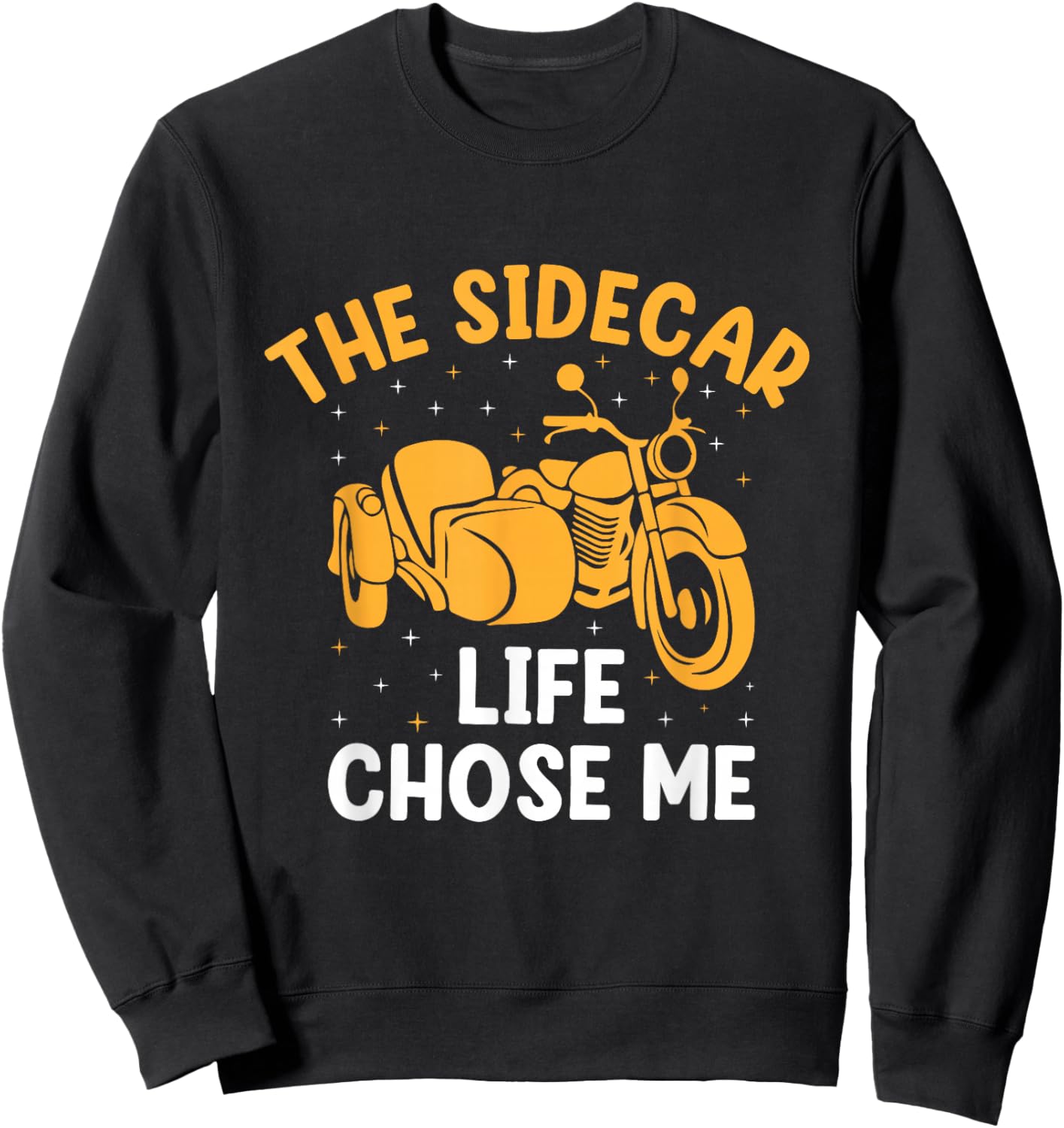 Sidecar Motorcycle Motorcyclist Bike Motorbike Sidecar Rider Sweatshirt - Sweatshirt | Black