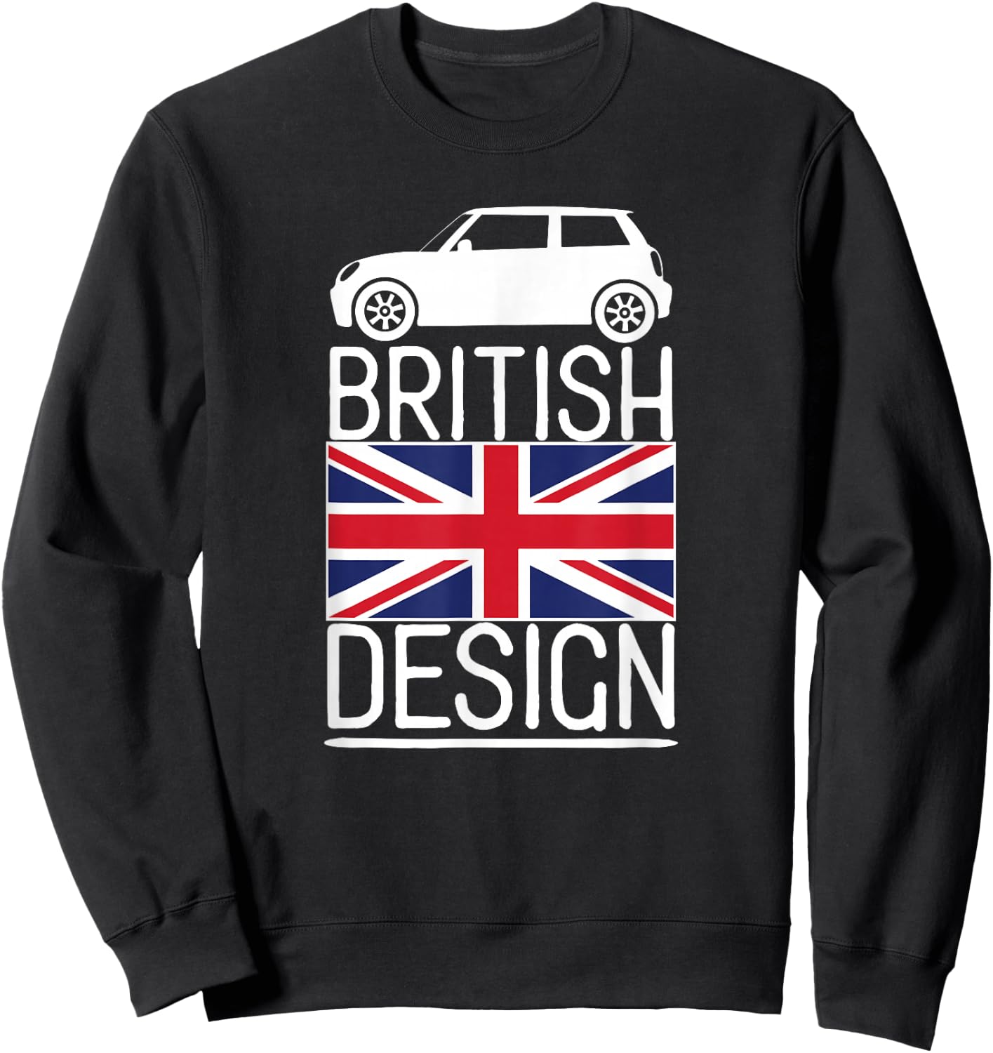 British Classic Car Mini Sweatshirt - Sweatshirt | Black