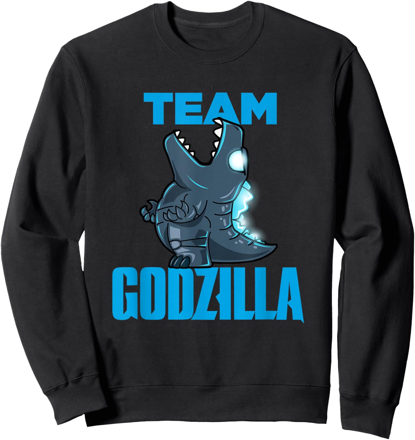 Godzilla vs Kong - Official Team Godzilla Cutesy Version Sweatshirt - Sweatshirt | Black