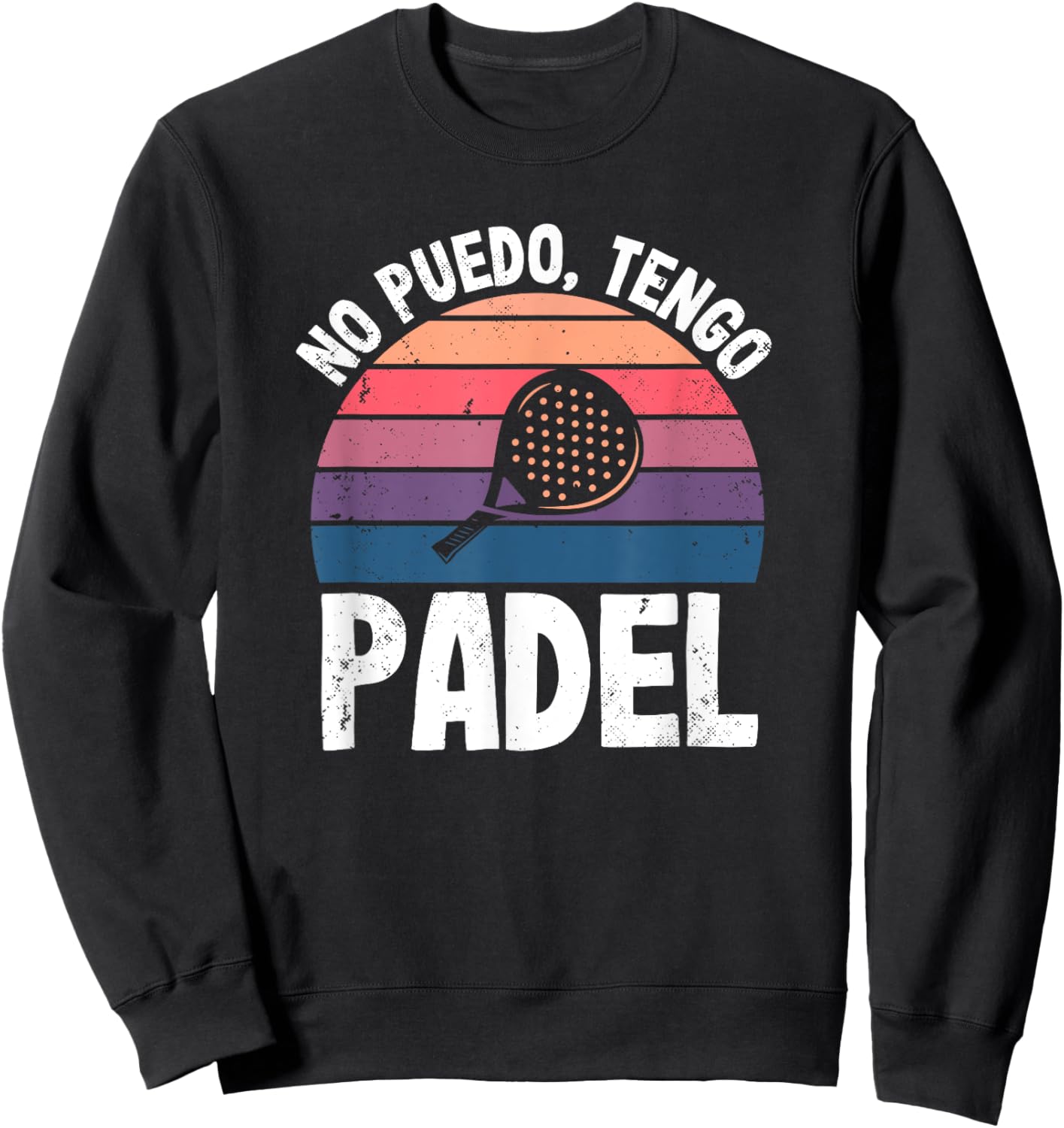 Padel Tennis Gift Padel Player I Can't I Have Padel Sweatshirt - Sweatshirt | Black